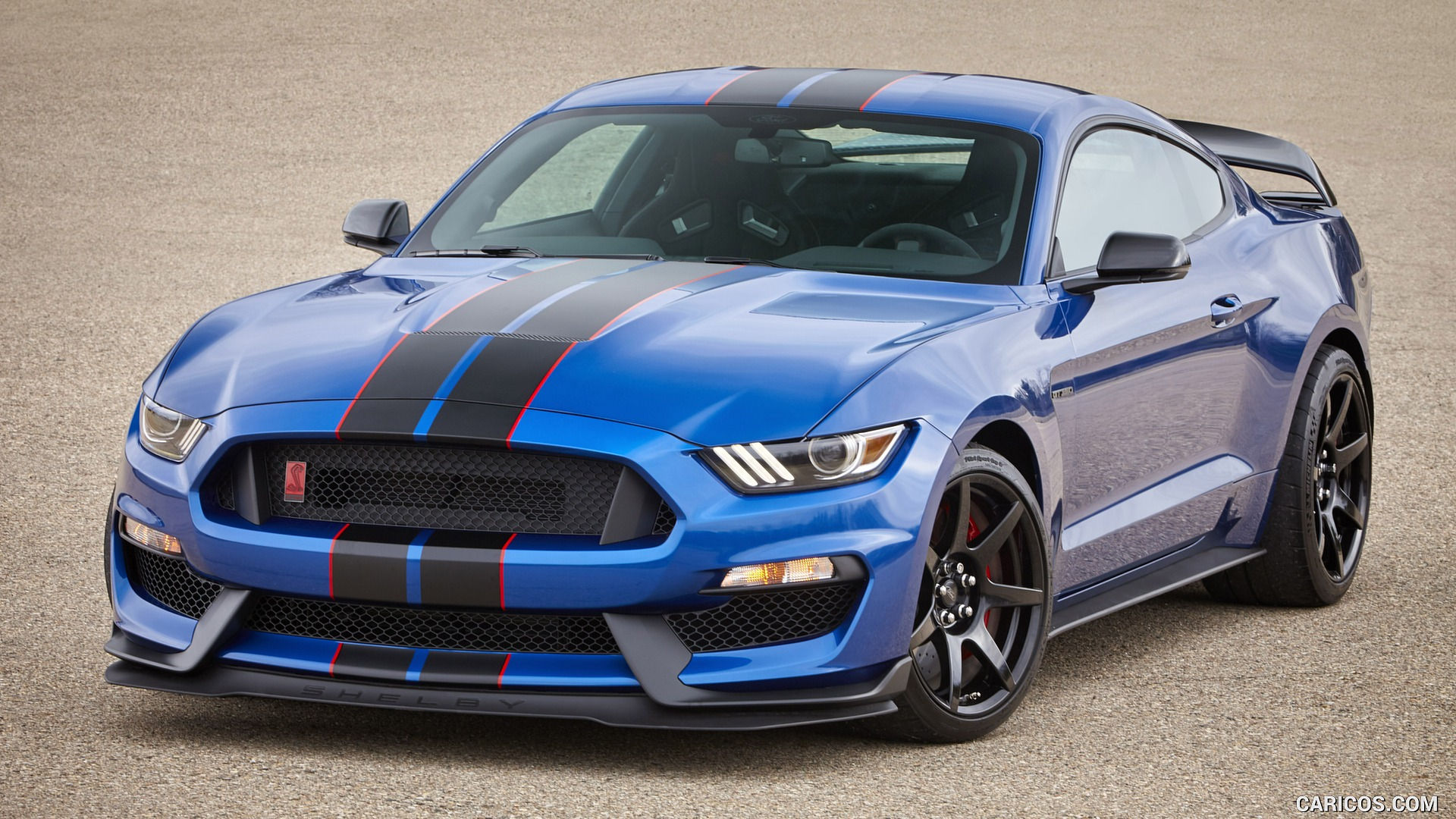Wallpaper #9HRZwY4B_8f4nGFa4m3i33 2017 Ford Mustang Shelby Gt350r Color Lightning Blue Front HD