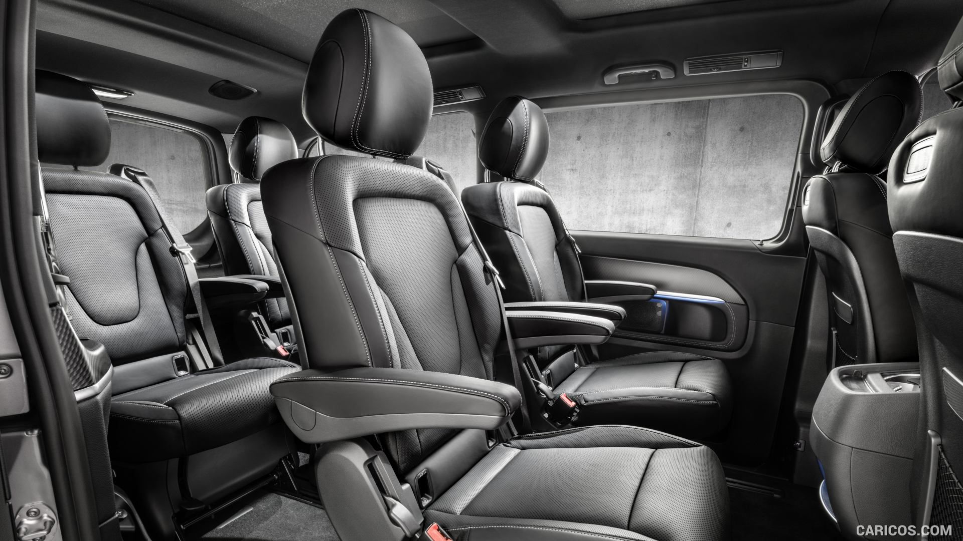 Wallpaper #9Rd6PpMBPLD5_VENTN9C345 2016 Mercedes Benz V Class V250 D Amg Line Interior Rear Seats HD