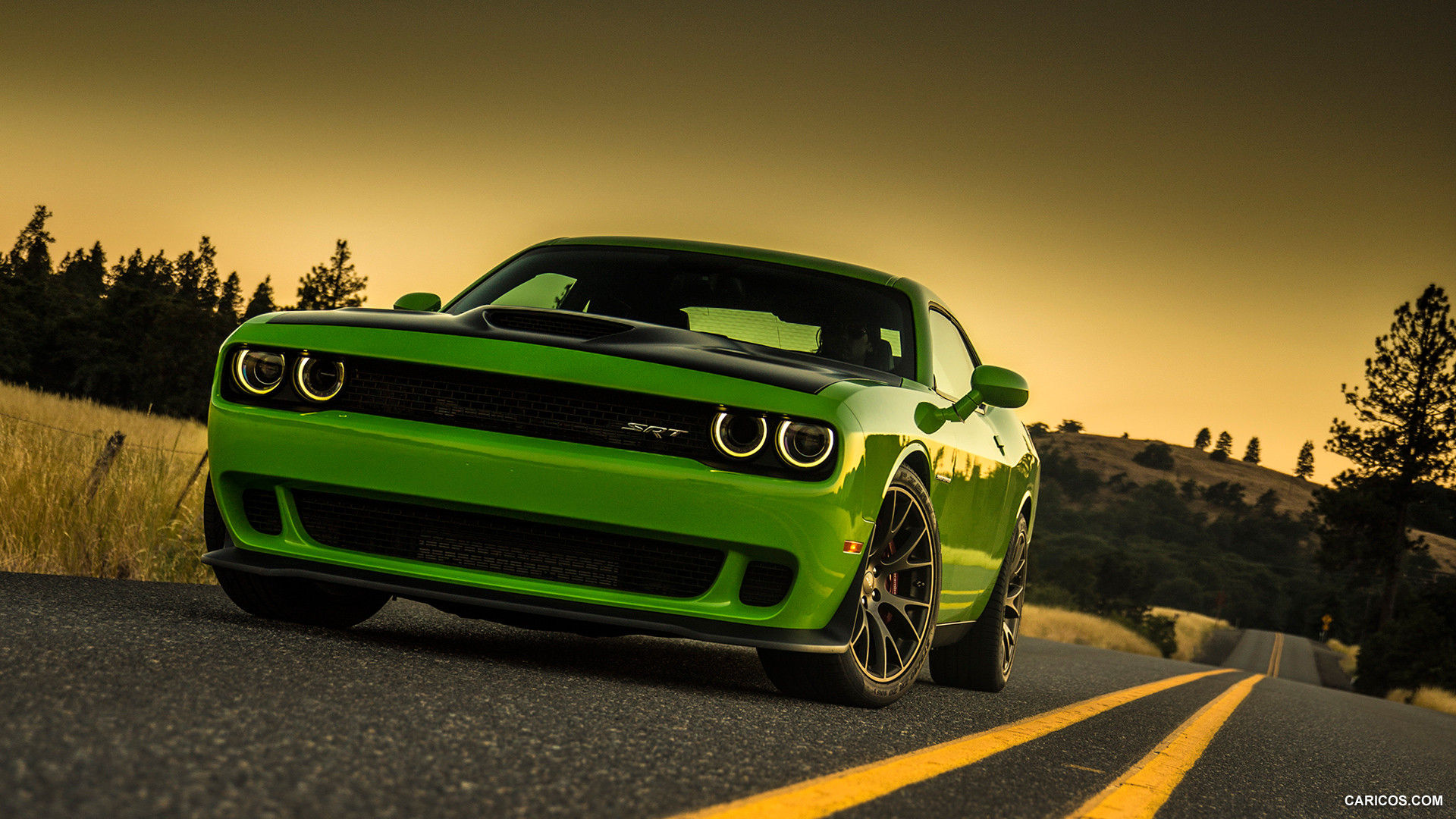 Wallpaper #Lmfr-5IBSpphPi3-fpa829 2015 Dodge Challenger Srt Supercharged Hemi Hellcat Front HD