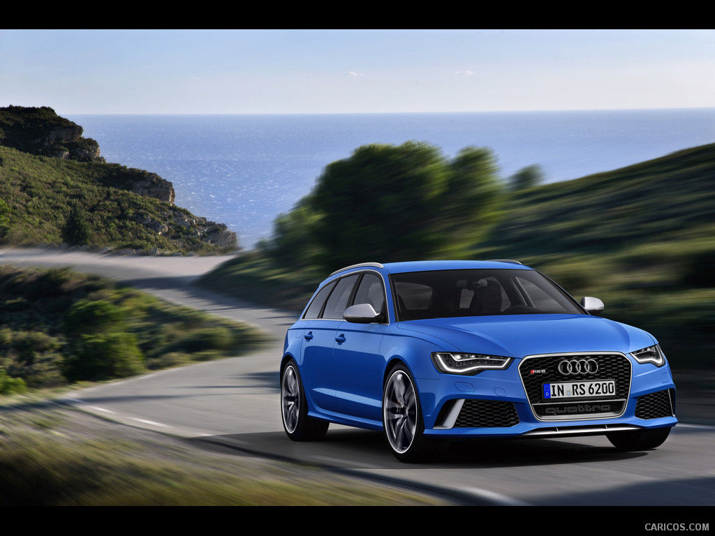 Wallpaper #l2ek_ZIBSpphPi3-L5zt109 2014 Audi Rs6 Avant Estoril Blue Crystal Effect Front HD Wallpaper