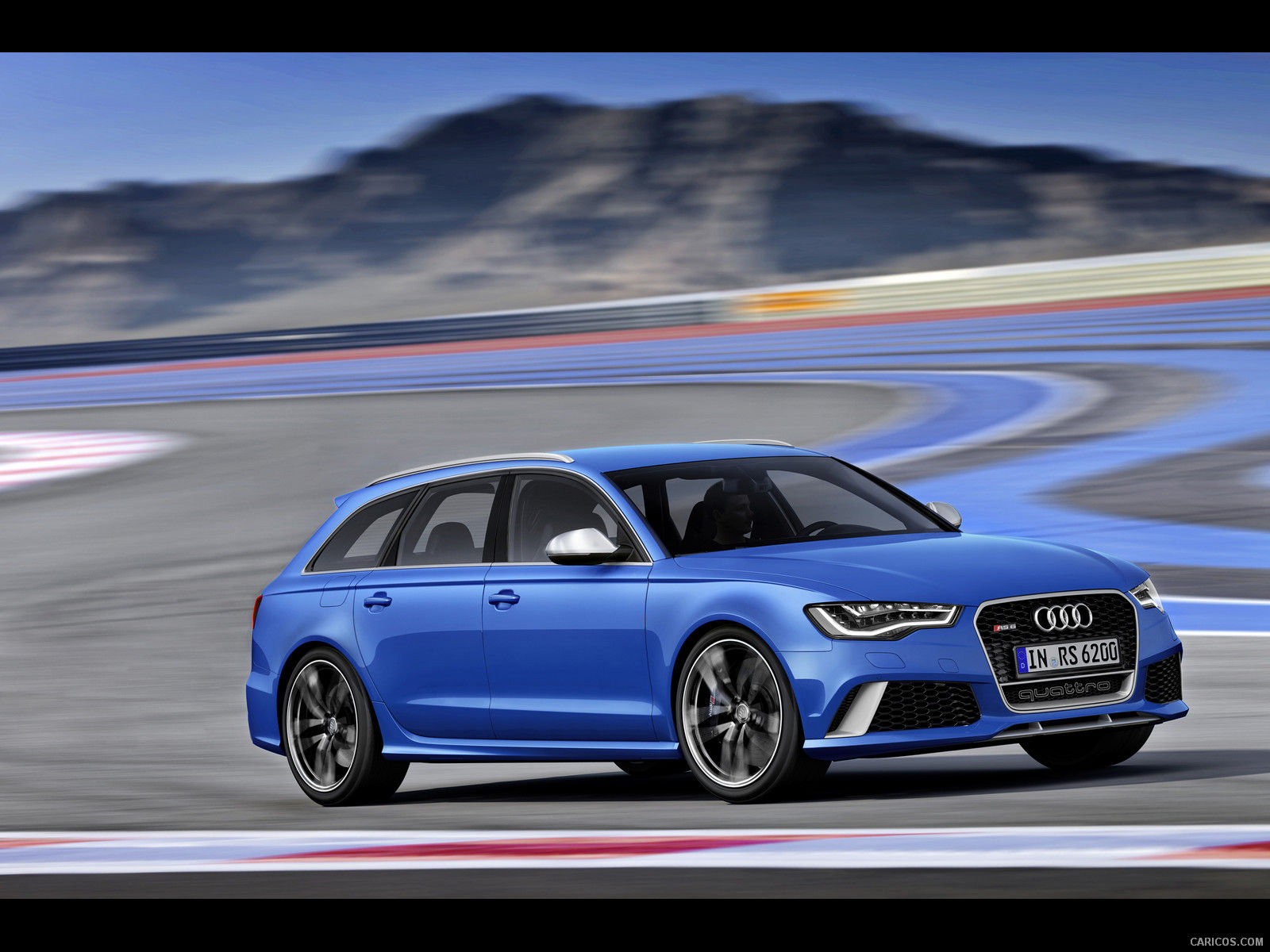 Wallpaper #l2ek_ZIBSpphPi3-L5zt75 2014 Audi Rs6 Avant Estoril Blue Crystal Effect Front HD Wallpaper