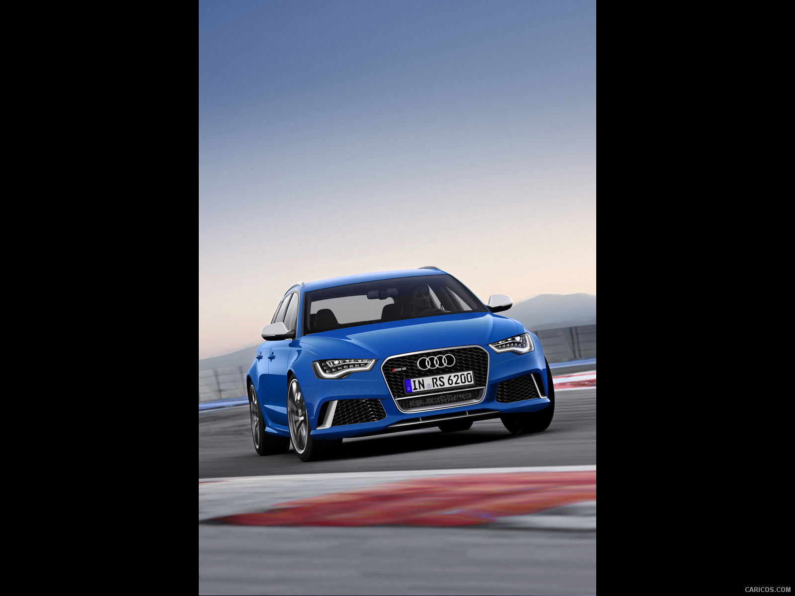 Wallpaper #l2ek_ZIBSpphPi3-L5zt165 2014 Audi Rs6 Avant Estoril Blue Crystal Effect Front HD Wallpaper