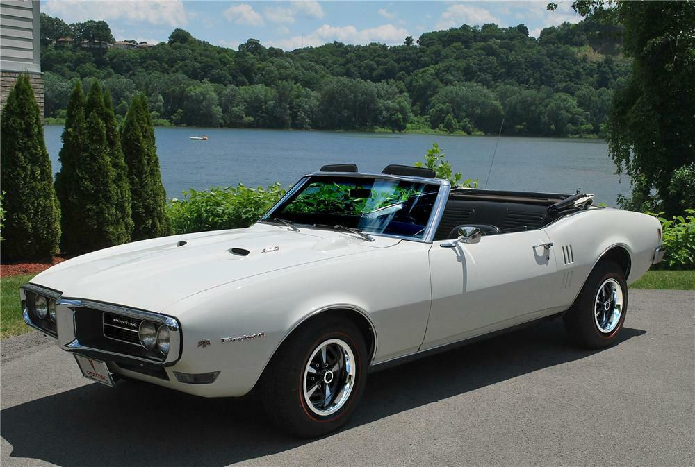 Wallpaper #KpyZ4pIBZHQxiYarYME5396 1968 Pontiac Firebird 2 Door Convertible Front 34 89009