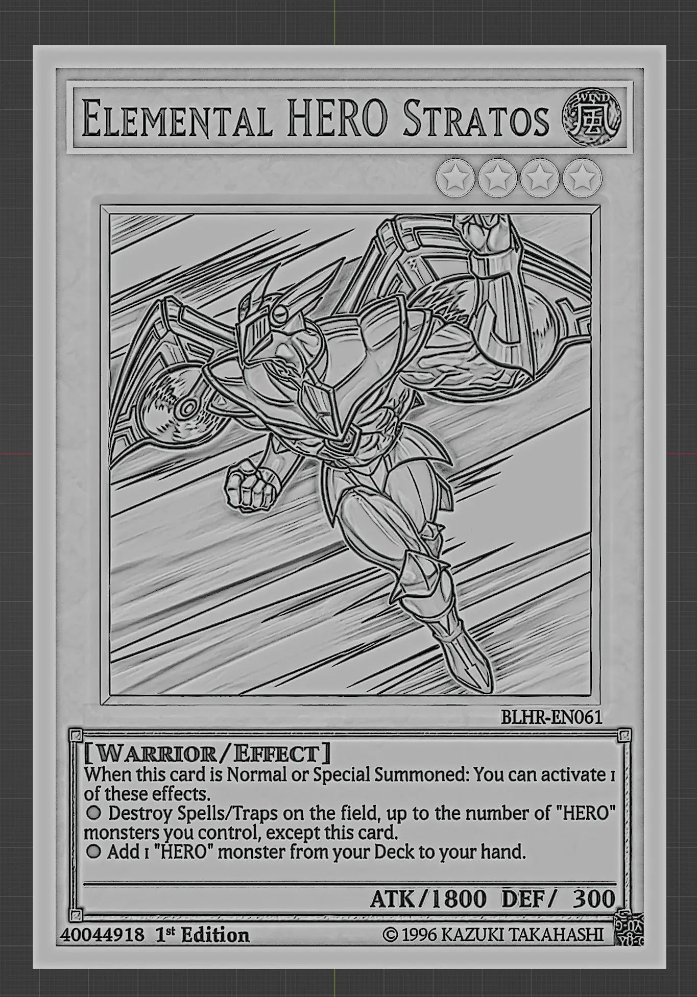 Wallpaper #tWd9EpMBSpphPi3-svuu364 Elemental Hero Stratos Yugioh 3D Models Download Creality Cloud