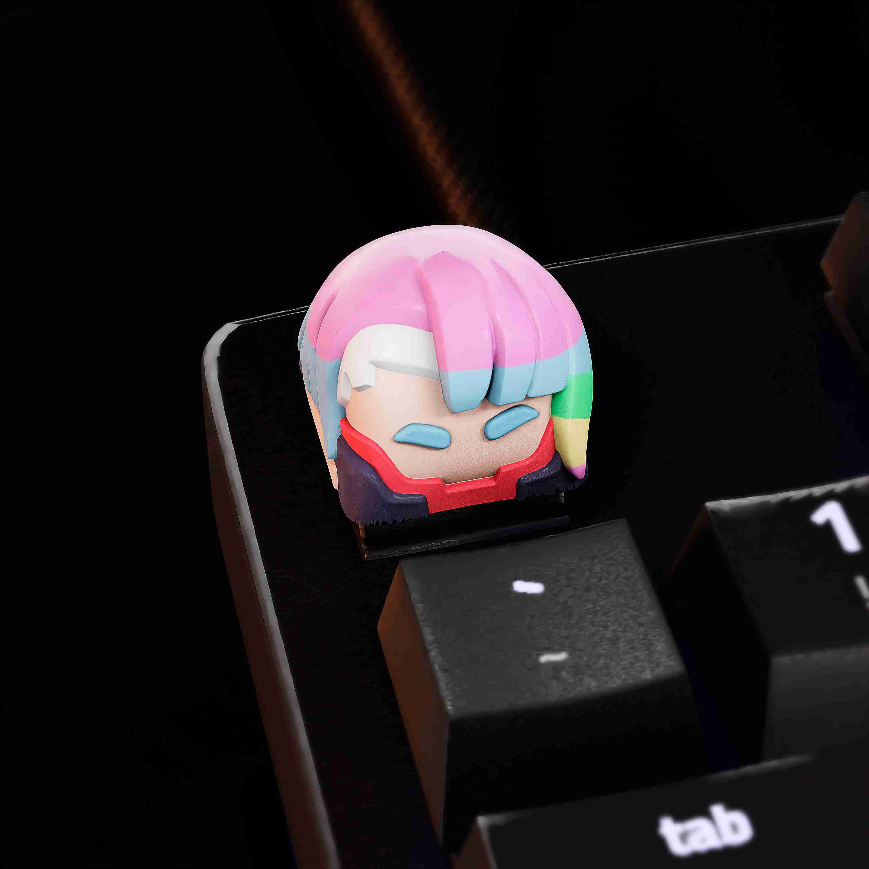 Wallpaper #I6WROJMBVBiSkHCaw440103 Cyberpunk Edgerunners Keycaps Mechanical Keyboard 3D Models