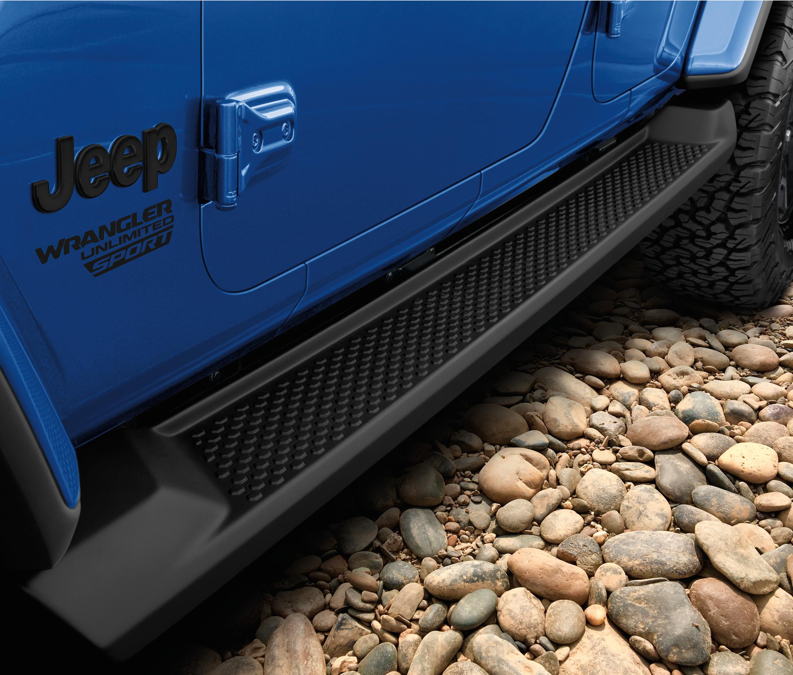 Wallpaper #4664c Mopar Factory Sahara Side Steps for 18 Up Jeep Wrangler Jl Unlimited