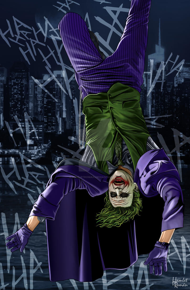 Wallpaper #pLg525IBJvJKYCmE3_XP37 Joker Heath Ledger by Hamletroman on Deviantart