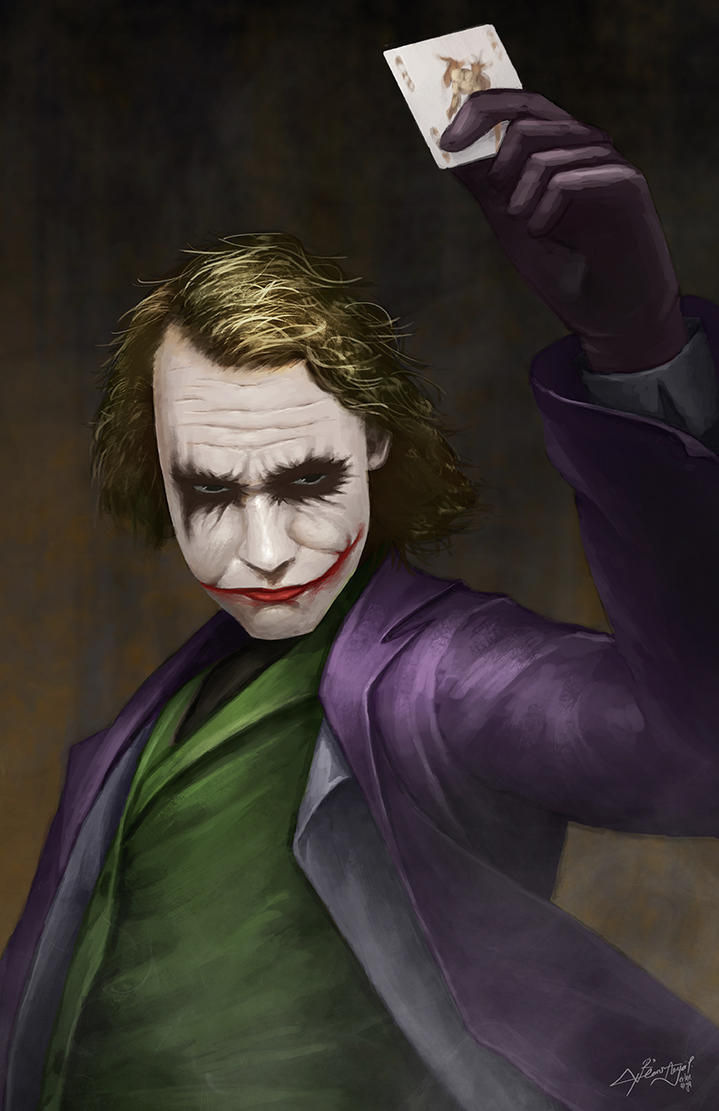 Wallpaper #pLg525IBJvJKYCmE3_XP17 Heath Ledger Joker by Erlanarya on Deviantart