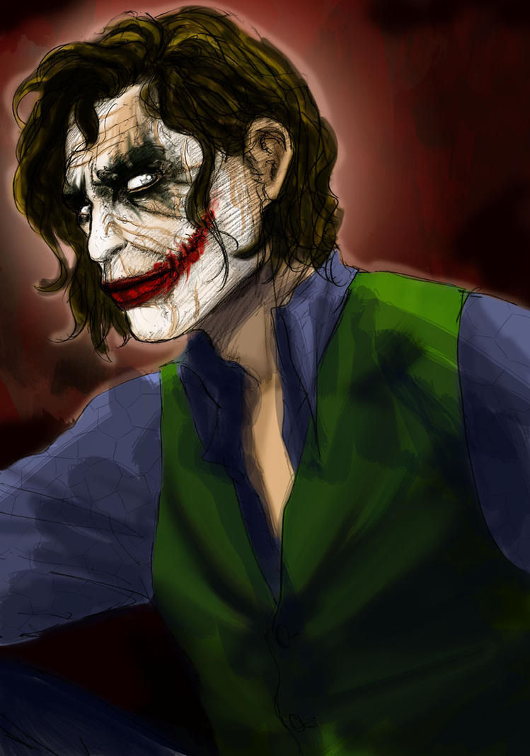 Wallpaper #pLg525IBJvJKYCmE3_XP10 The Joker Heath Ledger by Christellepecout on Deviantart