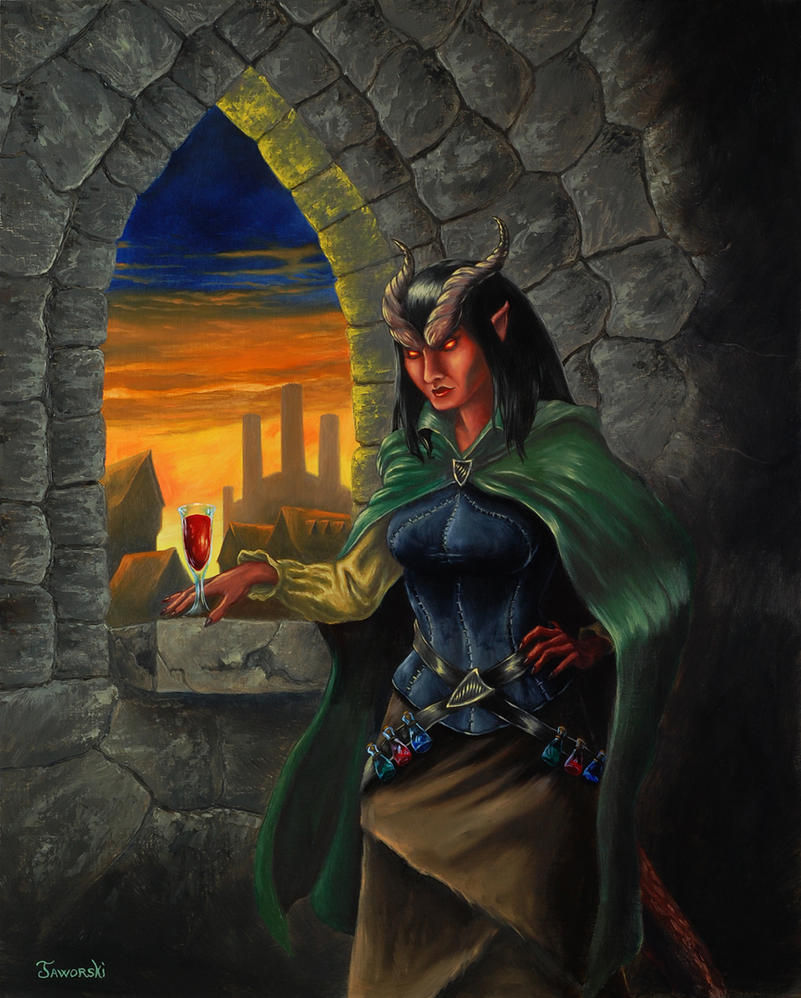 Wallpaper #m7hp2pIBJvJKYCmEMvEi270 The Tiefling by Neothera on Deviantart