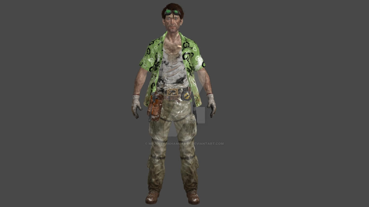 Wallpaper #zLhe2JIBJvJKYCmEY-c6142 Batman Arkham Knight the Riddler Xna Model by Mrjustarkhamgames on