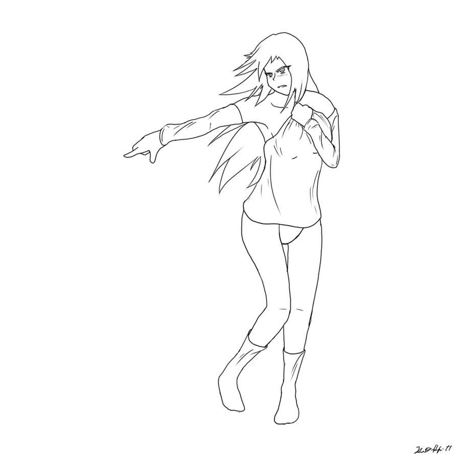 Wallpaper #nLgf2JIBJvJKYCmEN-Zo285 Pointing Girl Sketch by Axeraider70 on Deviantart