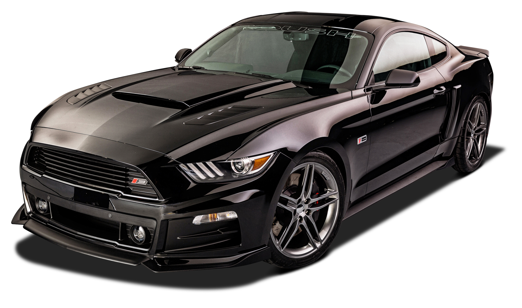 Wallpaper #2kU-o44B7YBJg1BVEKS451 1800x1063 Stylish Black Ford Roush Rs Mustang Car Rcarporn