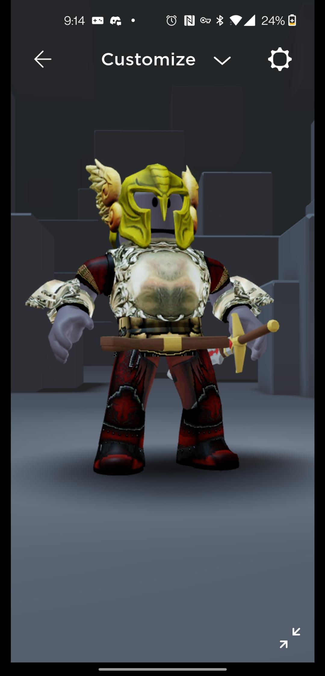 Wallpaper #kBkoLI8BtGB6xQ78Io9X1 My Attempt at Making a Knight Avatar with 3D Clothing Rroblox