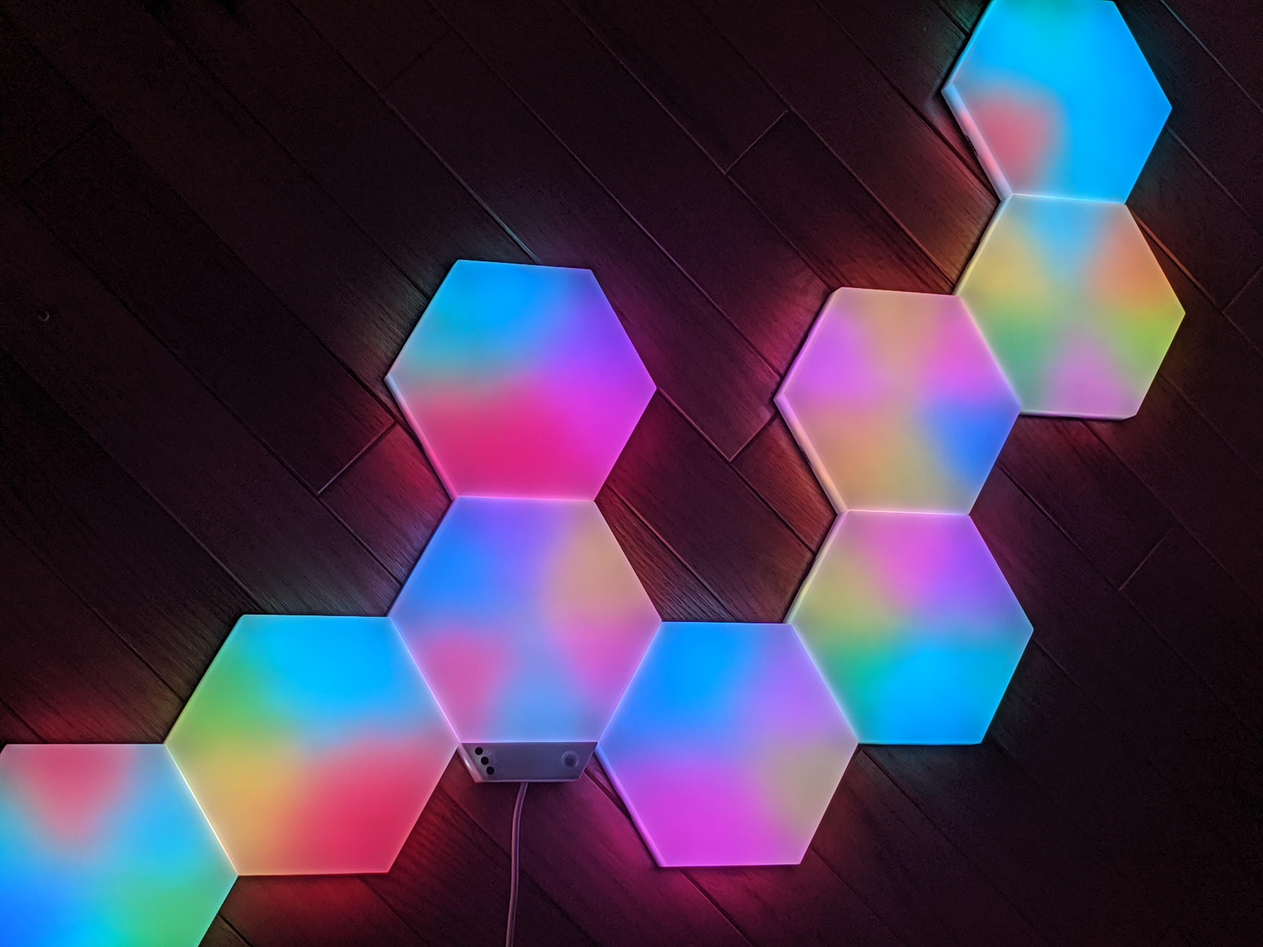 Wallpaper #uGdr8ZIBSpphPi3-MmsY193 Photonlab Element Lights Rnanoleaf