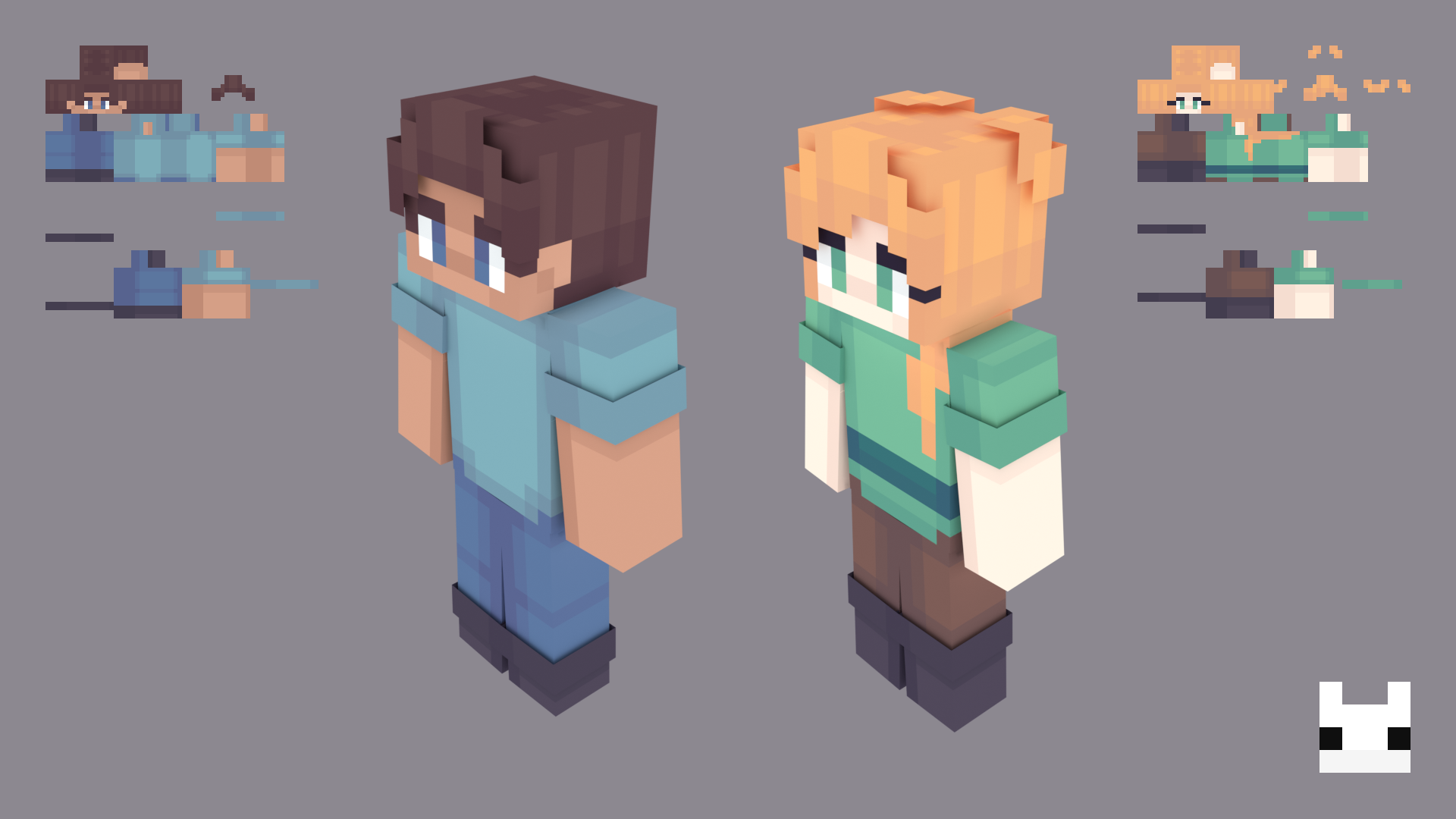 Wallpaper #a2coCpMBSpphPi3-tNPo227 Minecraft Giant Alex Fan Art