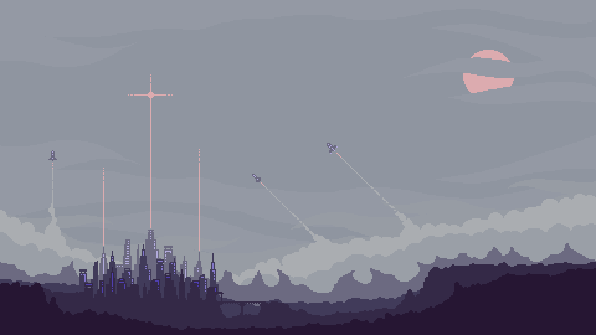 Wallpaper #chldGI8BtGB6xQ78YHF74 A Sci Fi City Me Pixel Art 2021 Rart