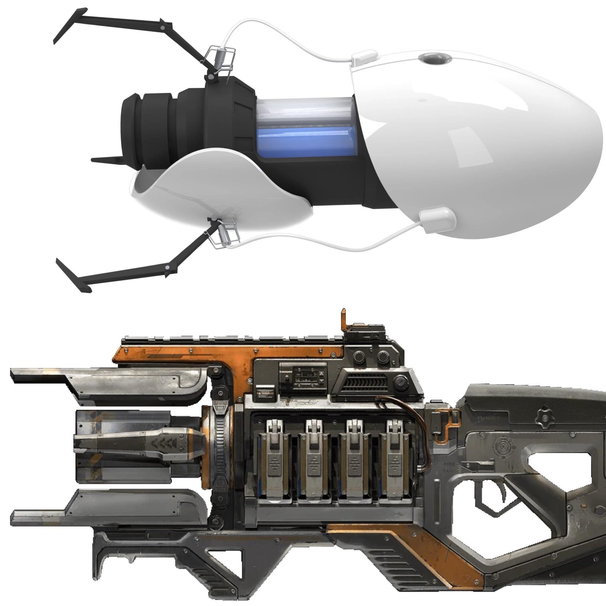 Wallpaper #agCZ2o4BSdW8dNou_AoK24 Imagine a Legendary Portal Gun Skin for the Charge Rifle Rapexlegends