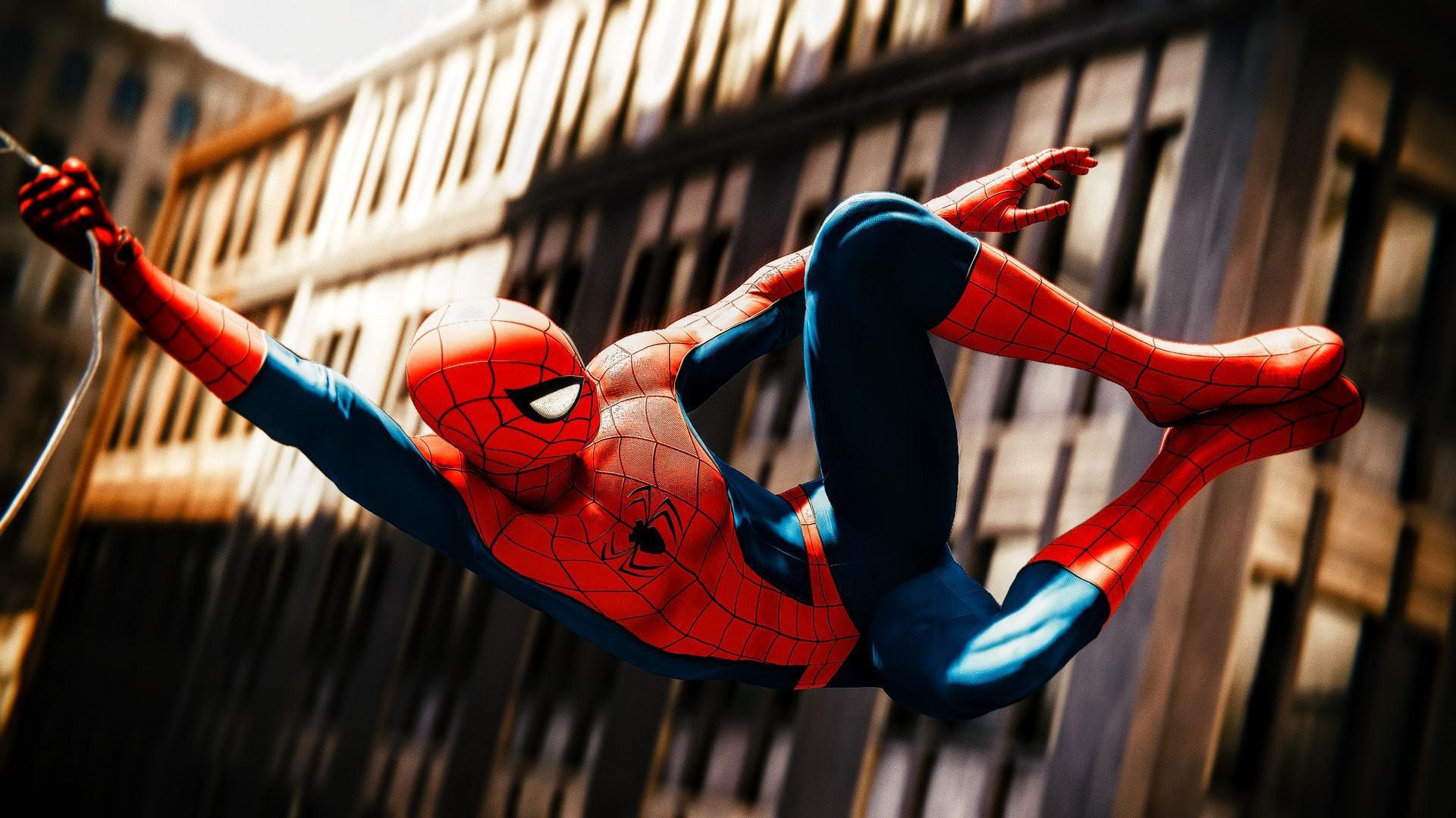 Wallpaper #bttkMpMB3oUMxGFS_z3557 Classic Swinging Rspidermanps4