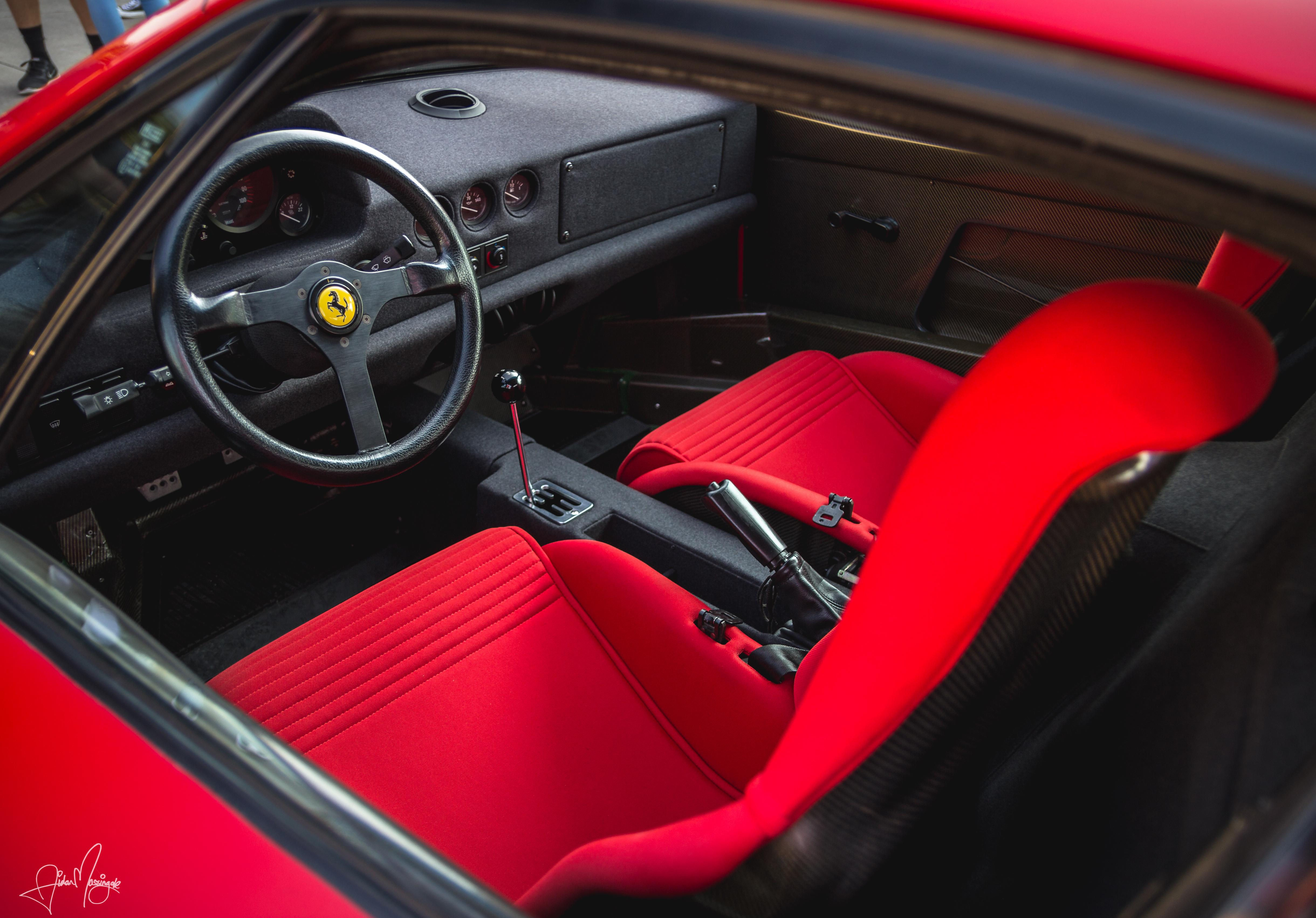Wallpaper #FX00744Bnwiau_P6XgWq6 Raw Simplicity Ferrari F40 Interior Rautos