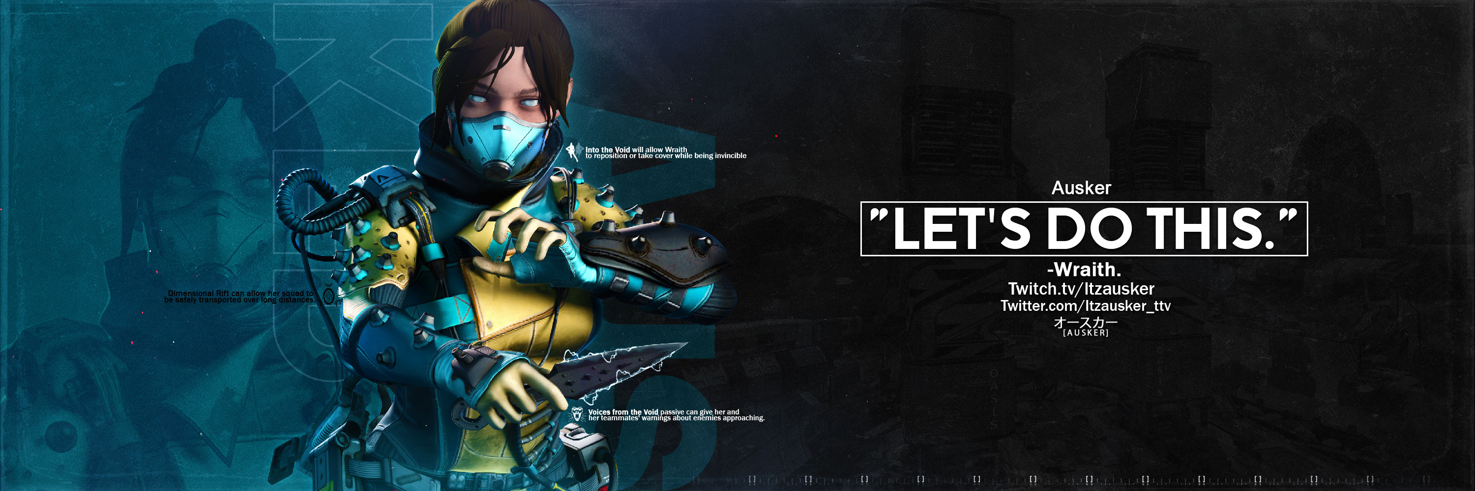 Wallpaper #DRlRN48BtGB6xQ788KYh54 Wraith Header I Created for a Client Rapexlegends