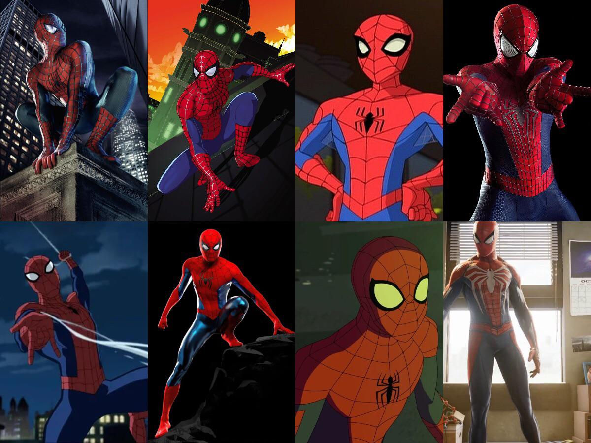 Wallpaper #QiwuSZMB0E1QgA7wj_Jf70 All Spiderman Forms