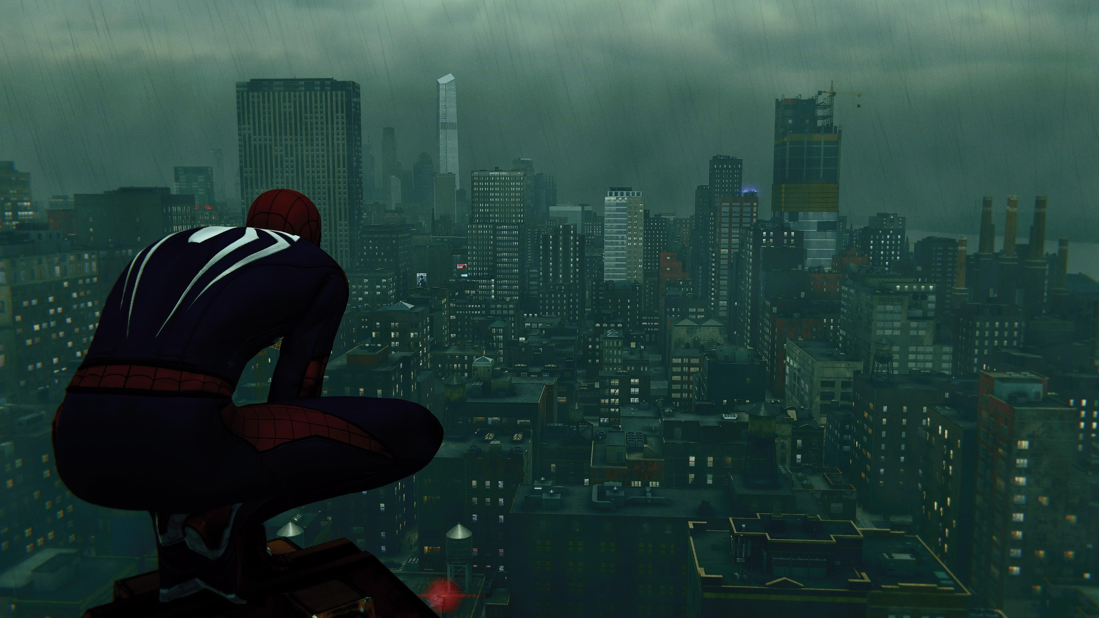 Wallpaper #4Bl6BY8BtGB6xQ78dlFv55 Rainy Day Rspidermanps4