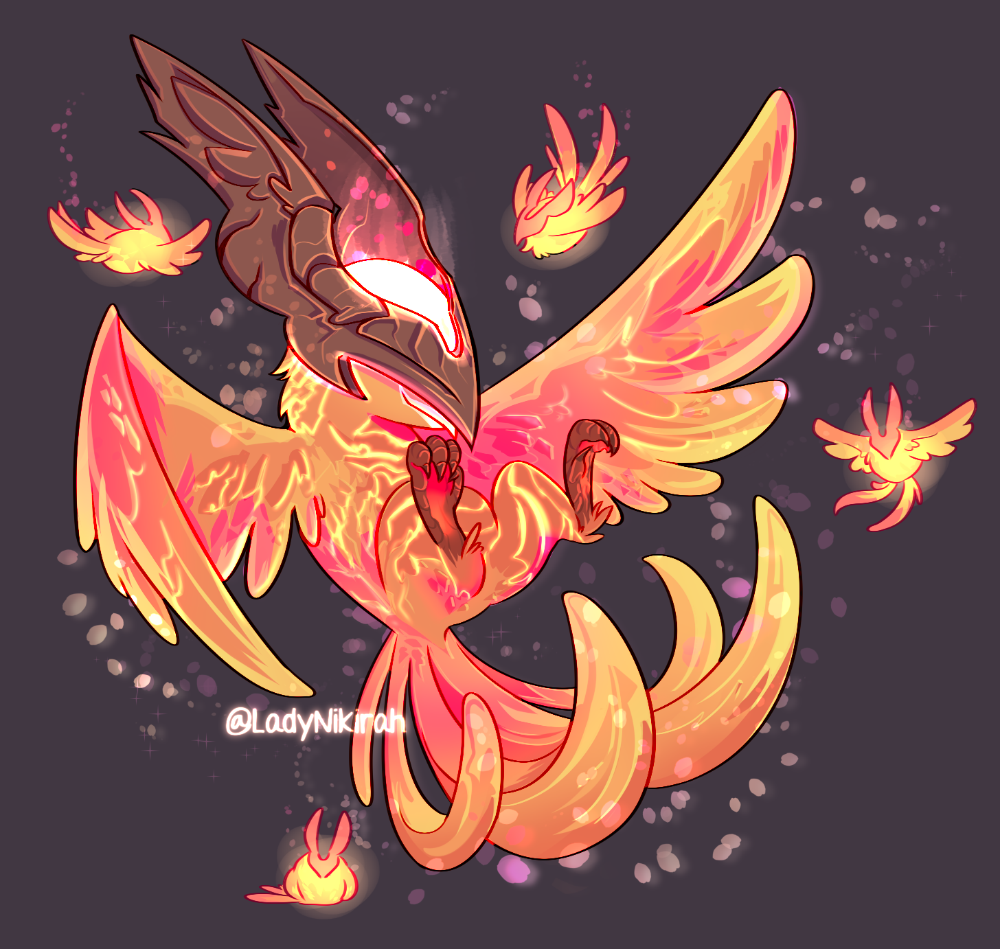 Wallpaper #IBkMKo8BtGB6xQ78yIql41 Chibi Phoenix Fan Art Rdota2