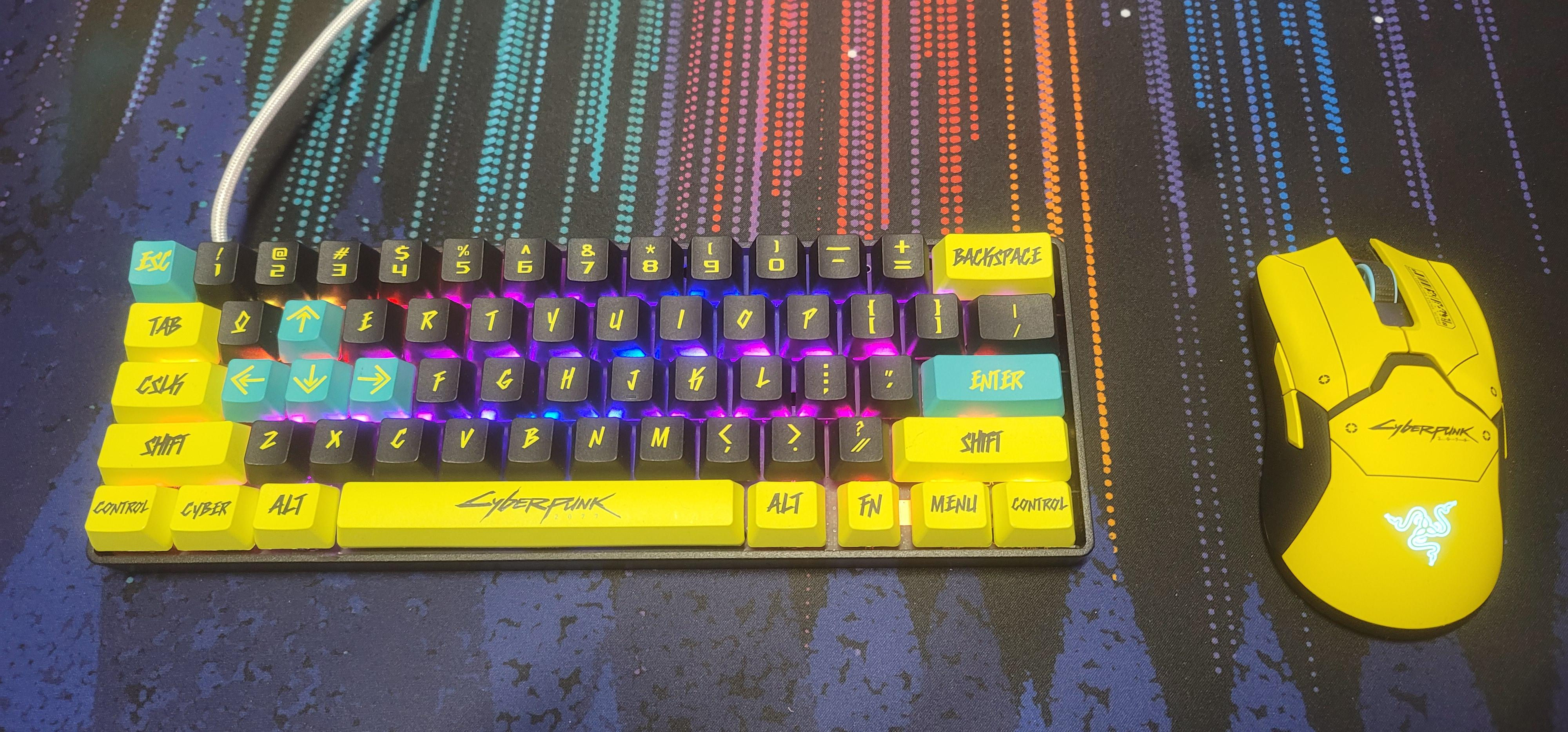 Wallpaper #I6WROJMBVBiSkHCaw4400 Cyberpunk Inspired Keyboard Build Rmechanicalkeyboards