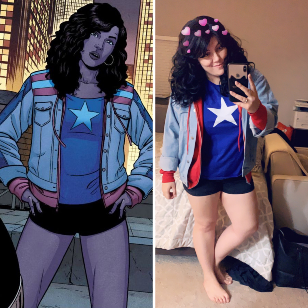 Wallpaper #xjEUNpMB5zzyi_yYMVgW222 America Chavez Miss America Cosplay Wip Rmarvel