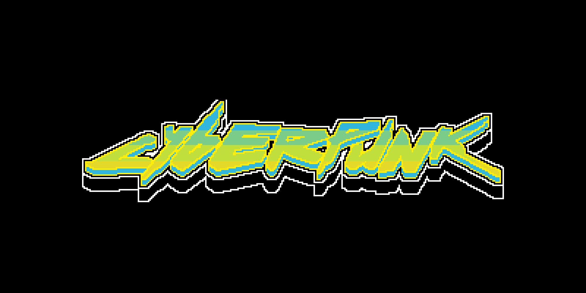 Wallpaper #f31o9I4Bnwiau_P6Rg9b0 Cyberpunk Logo Pixel Art Rcyberpunkgame