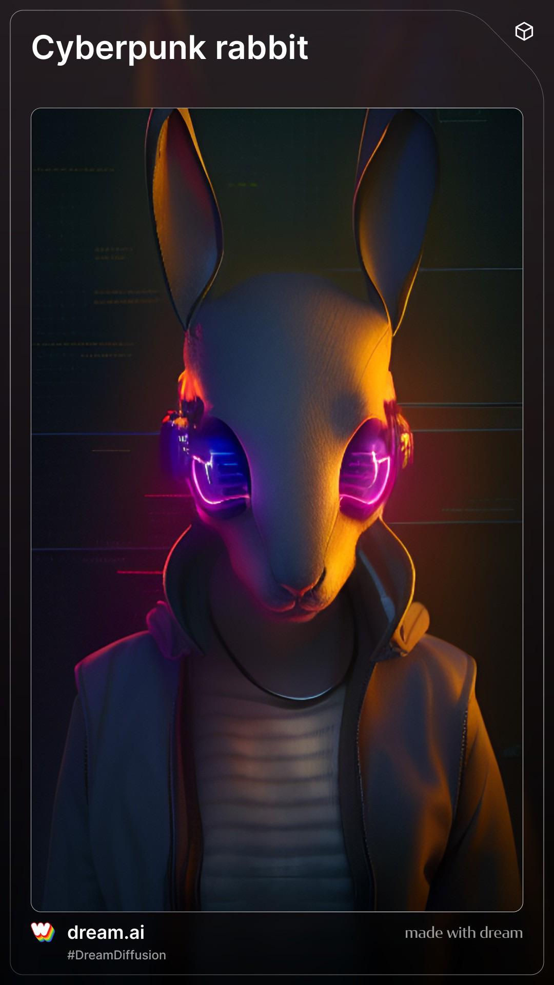 Wallpaper #qa3MMZMBKf019FdaUxGB203 Cyberpunk Rabbit Raiart