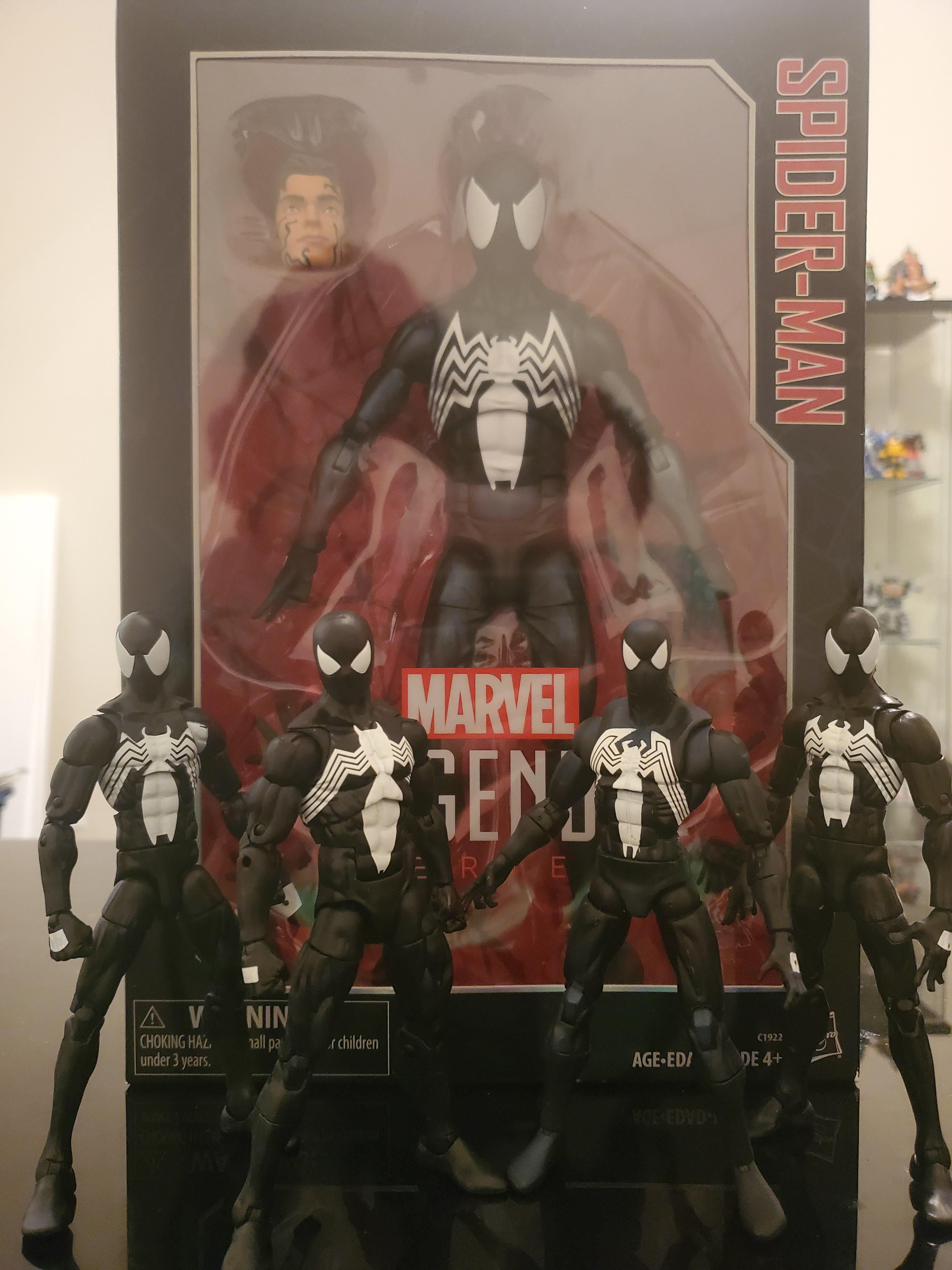 Wallpaper #N855JZMB71dOy6JZOBT_223 Black Suitsymbiote Spider Man Collection Red Hulk Baf Wave Figure Was