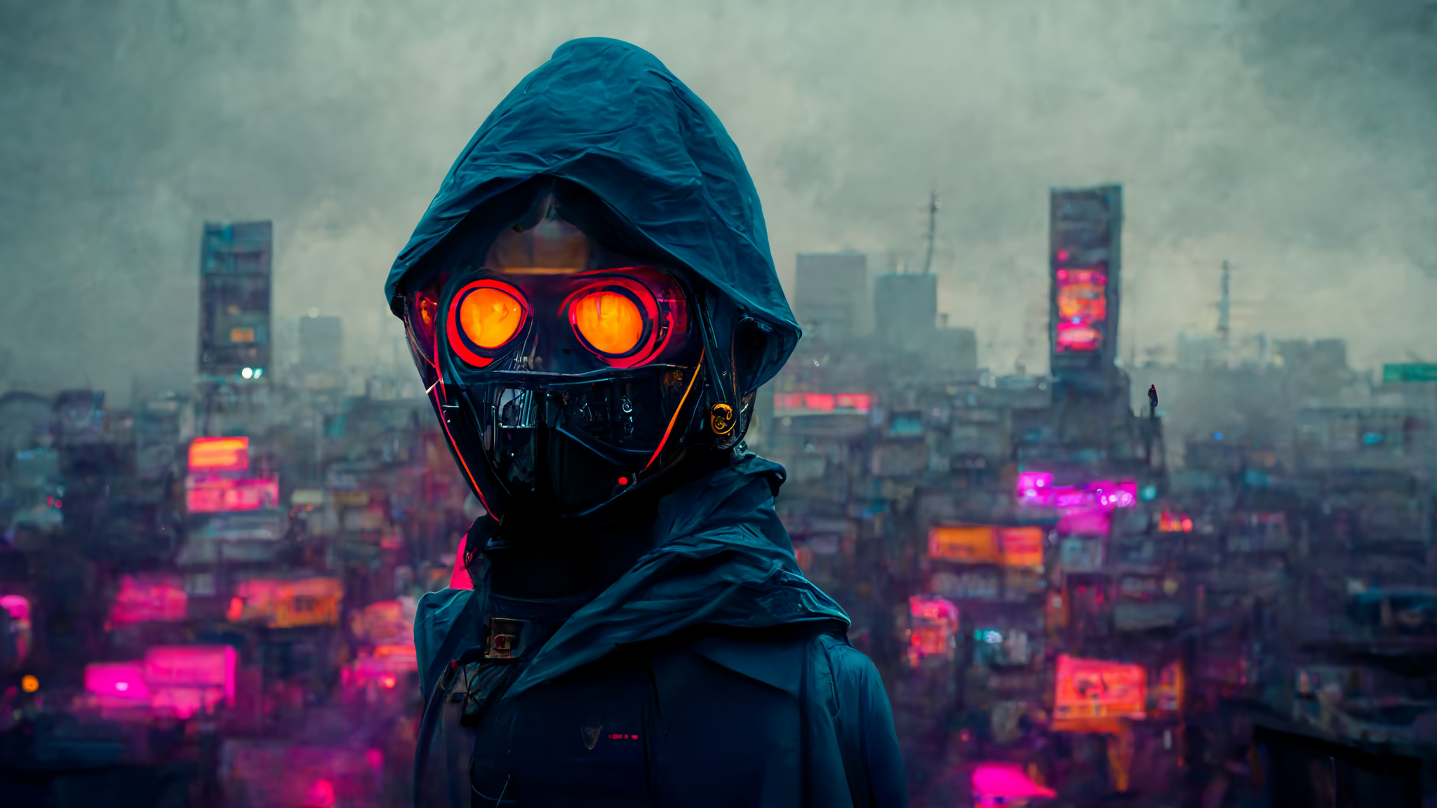 Wallpaper #8AAT644BSdW8dNouuhBh22 Cyberpunk Assassin Rmidjourney