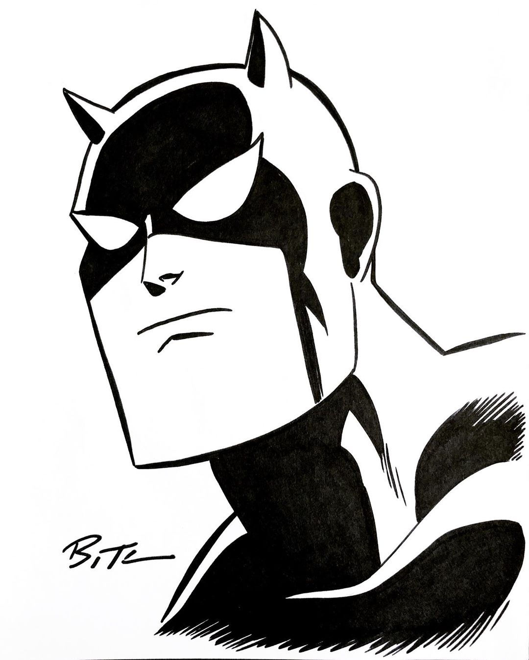 Wallpaper #ozGqNZMB5zzyi_yY9VfV286 Daredevil by Bruce Timm Daredevil