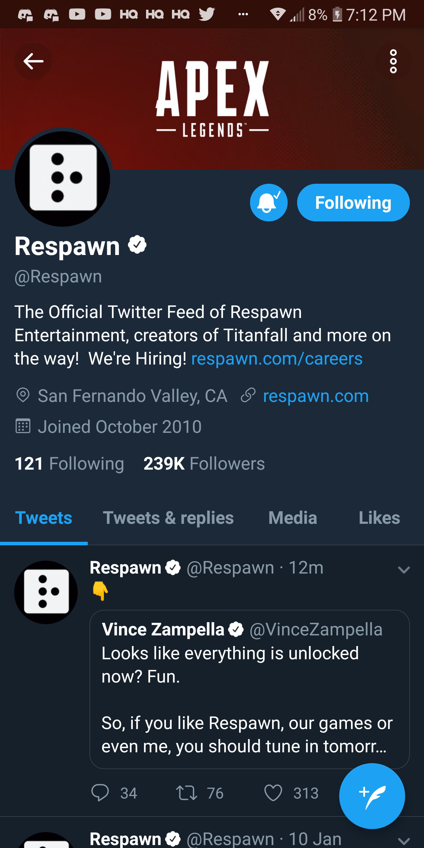 Wallpaper #ChlQN48BtGB6xQ789KYR54 Respawn Have Updated Their Twitter Header Its Happening Rapex Legends