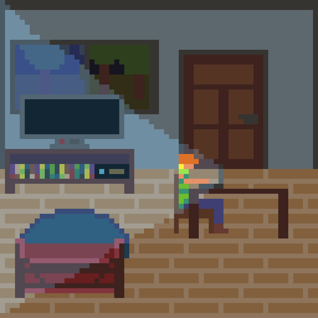 Wallpaper #y2d_9JIBSpphPi3-Tnrb83 My First Attempt at Making a Pixel Art Room Rpixelart