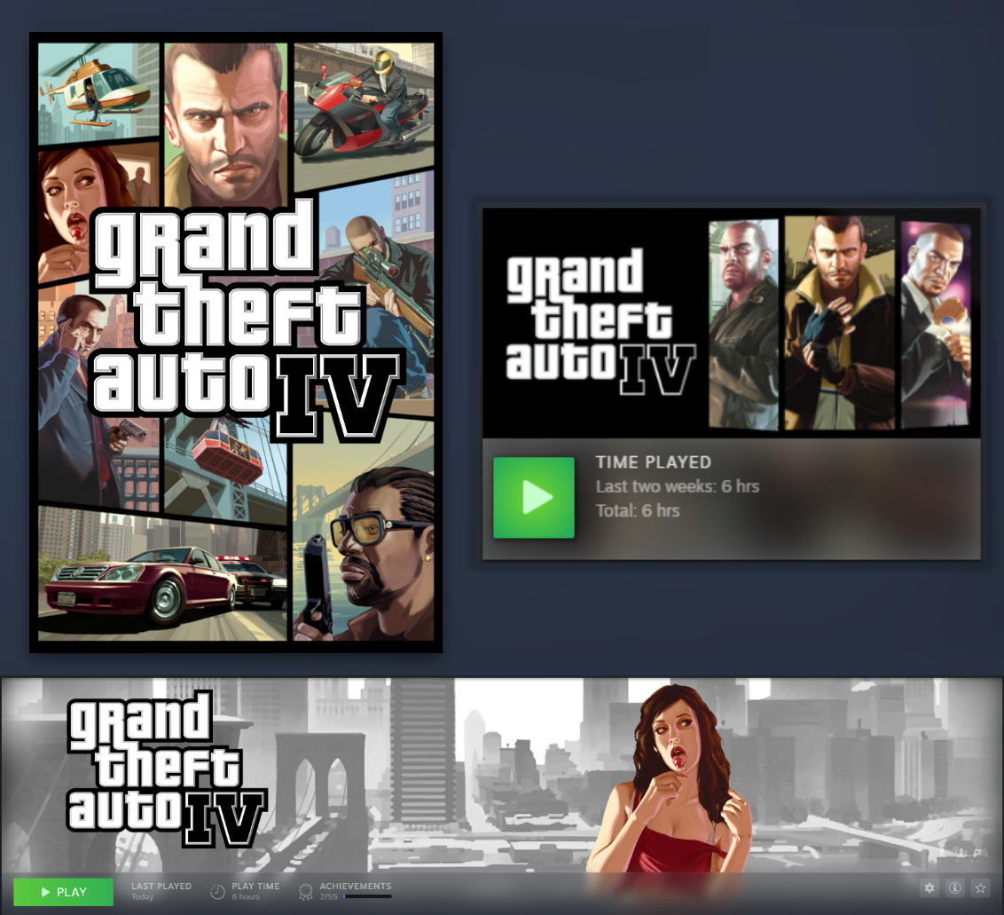 Wallpaper #RWgOGZMBSpphPi3-BxVL282 Grand Theft Auto Iv Gta 4 Traditional Cover Art Logo Banner and