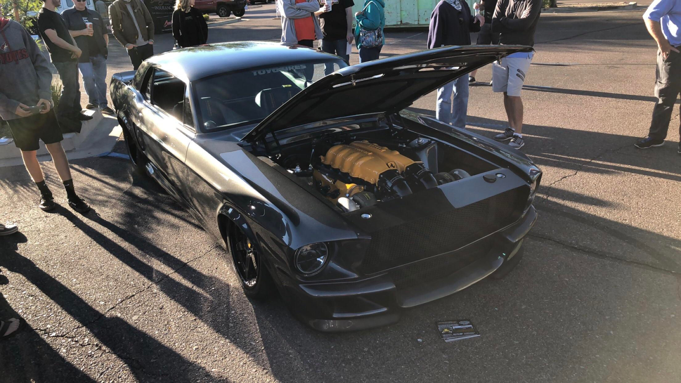 Wallpaper #JmiwH5MBSpphPi3-Jiwt66 Ferrari Powered Mustang at Scottsdale Cars and Coffee Yesterday Rautos