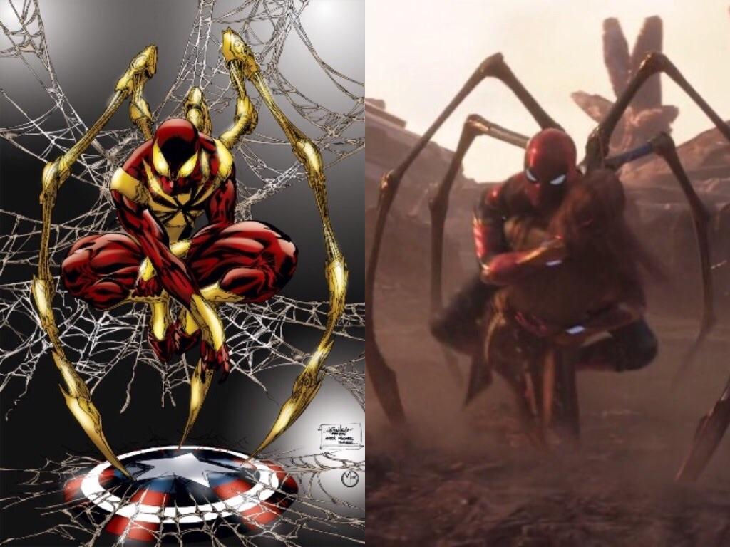 Wallpaper #aTNBM5MBcgDP3FvJcqoo92 It Was So Cool to See the Classic Iron Spider Pose in Infinity War R