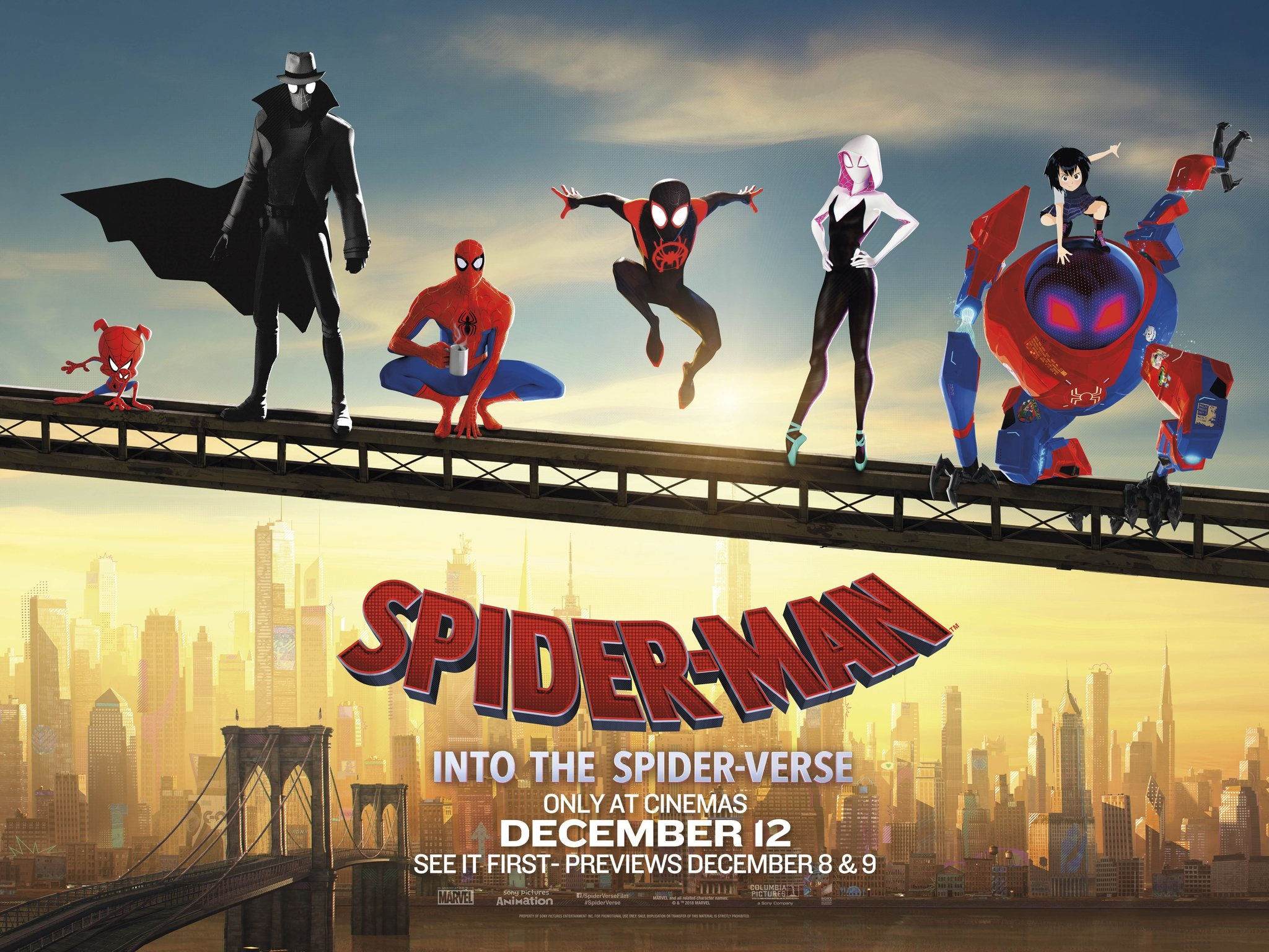 Wallpaper #RGdL8JIBSpphPi3-J2YS169 New Spider Man into the Spider Verse Poster Rspiderman