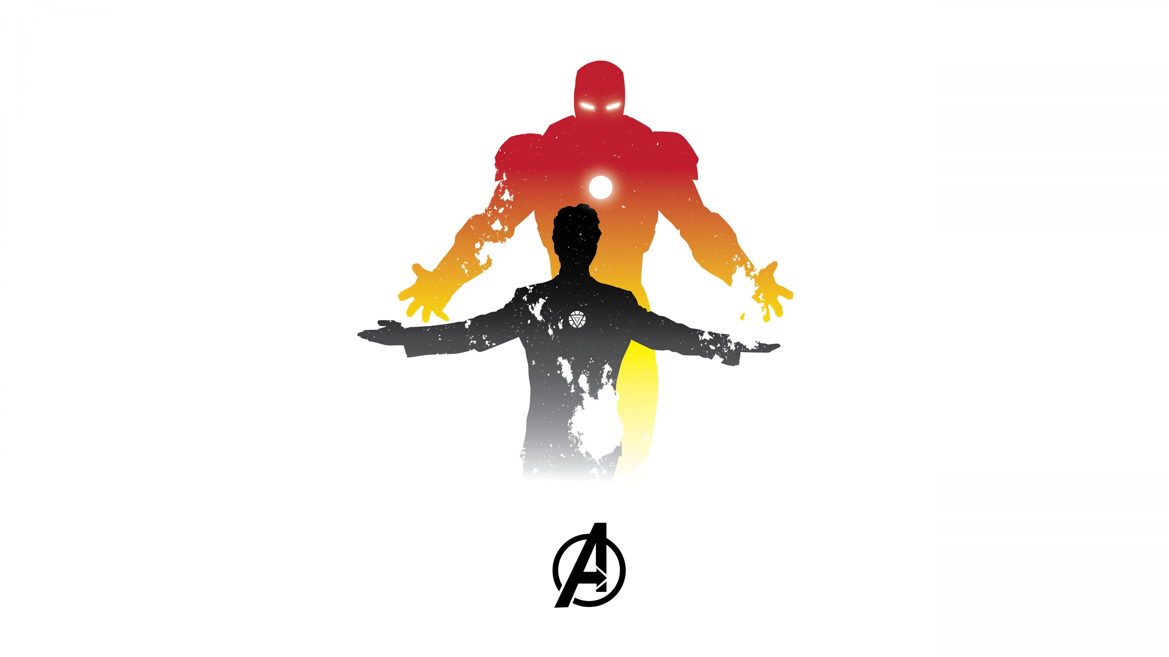 Wallpaper #OaWdOJMBVBiSkHCa5I7X327 Iron Man Tony Stark Minimal 3840x2160 Rwallpaper