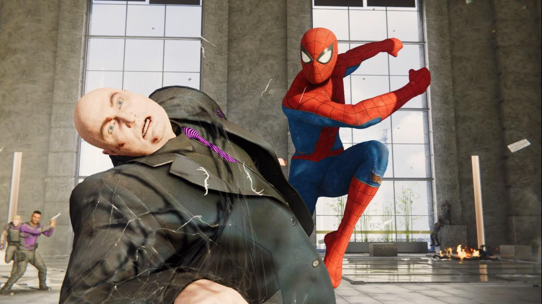 Wallpaper #hmdf65IBSpphPi3-dUtt158 Spider Man vs the Kingpin of Crime Rspidermanps4