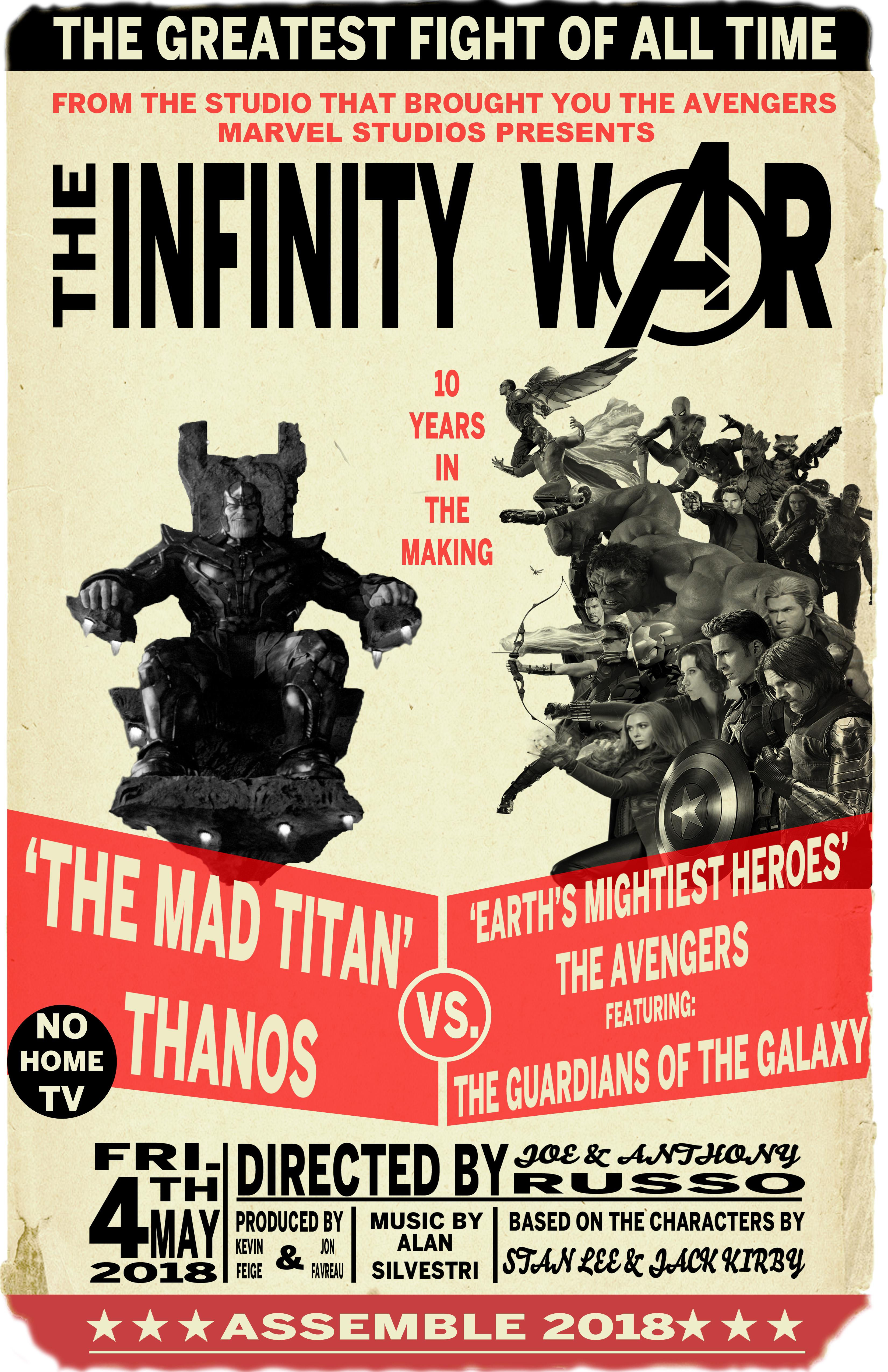 Wallpaper #Q6UoOJMBVBiSkHCaFY0Z346 Fan Made Decided to Make a Poster for Infinity War Hope You Enjoy It