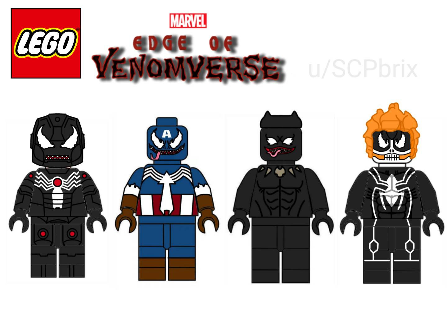 Wallpaper #OjHeNZMB5zzyi_yYs1js63 Lego Symbiote Iron Mancaptain Americablack Panther and Ghost Rider