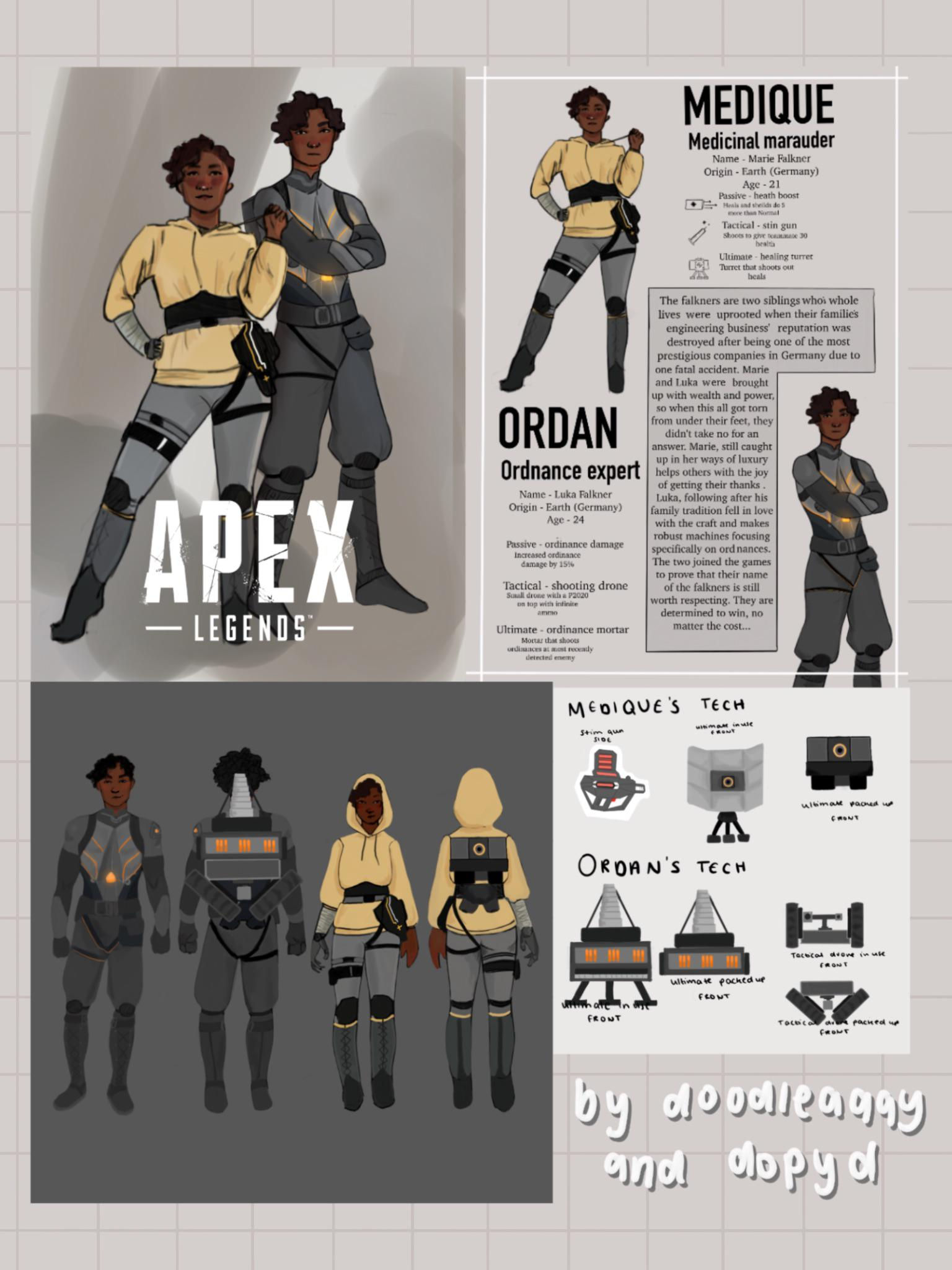 Wallpaper #22fl8pIBSpphPi3-p3Lw106 I Designed These Characters for Apex Legends Rapexlegends