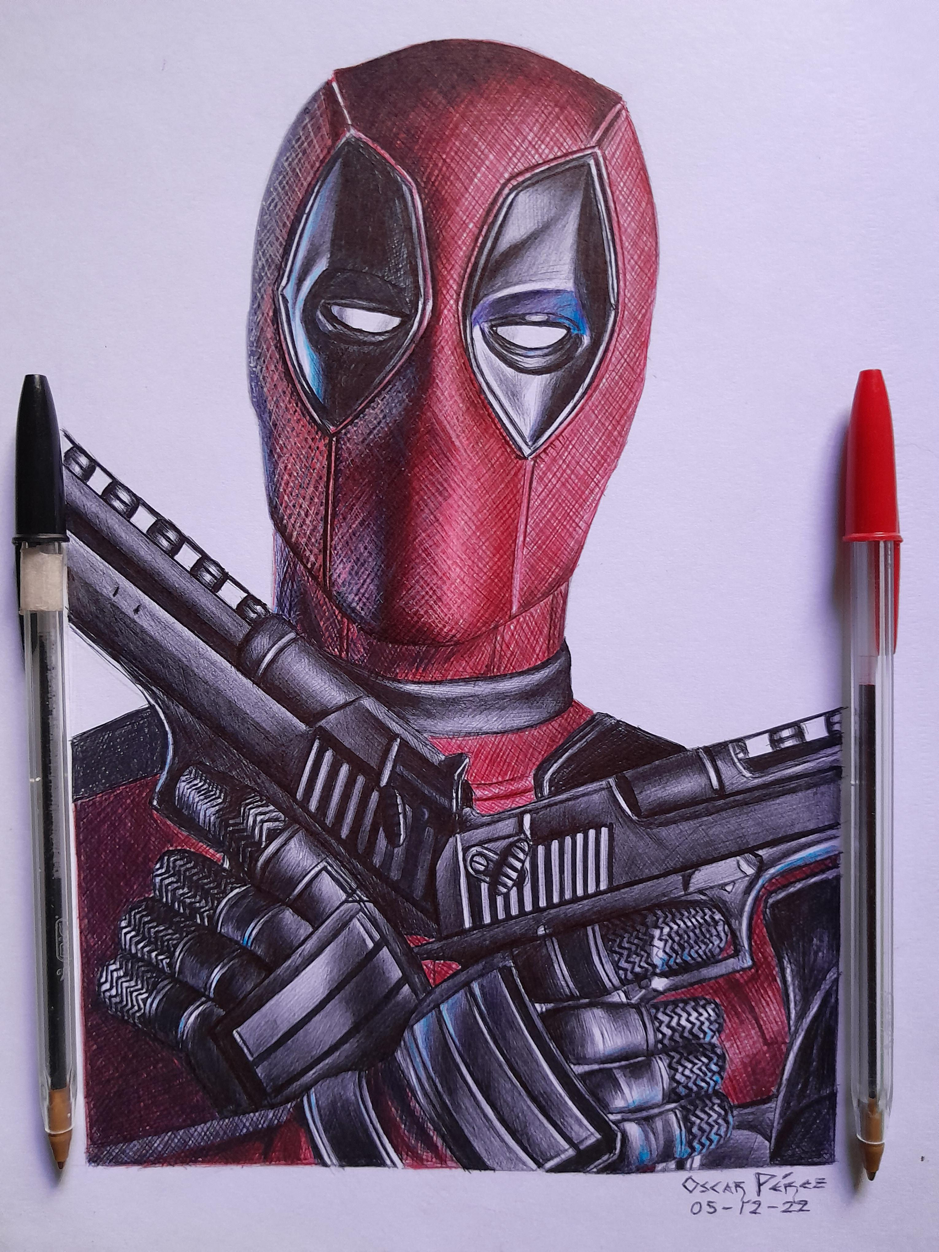 Wallpaper #HWfz8pIBSpphPi3-MnOE105 Discover More Than 130 Deadpool Drawing Images Super Hot Seveneduvn