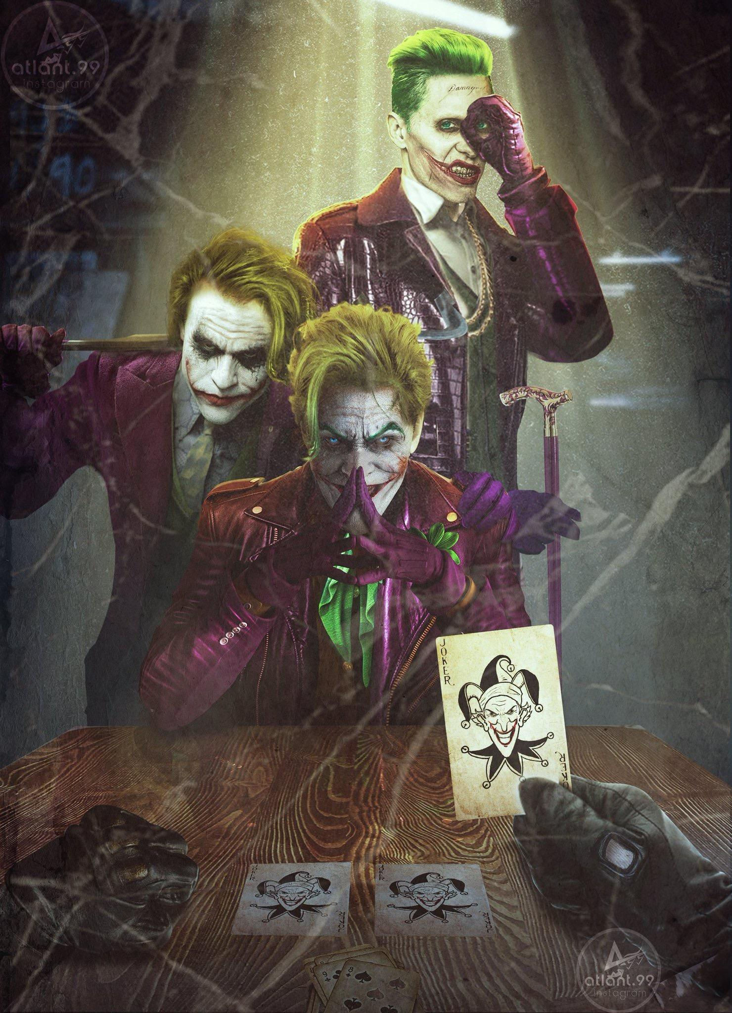 Wallpaper #9H1M8I4Bnwiau_P63QXr50 The Three Jokers by Atlant Rcomicbooks