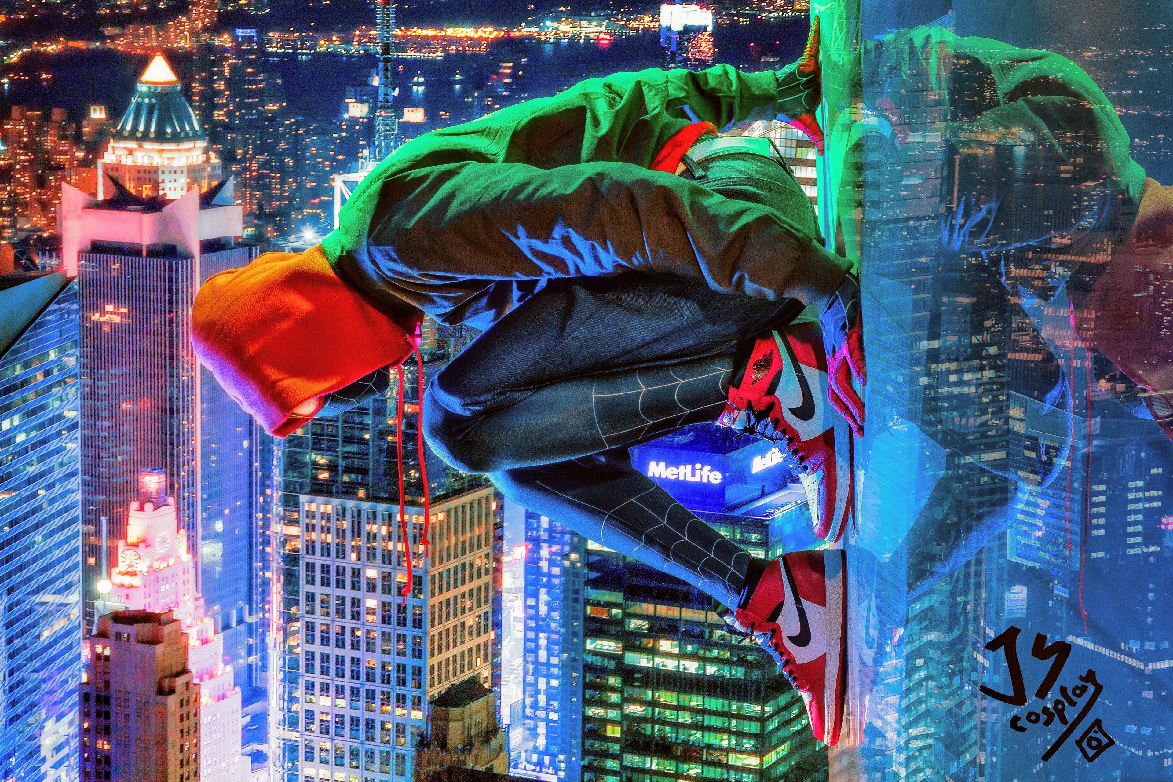 Wallpaper #xH3G7o4Bnwiau_P6jQTI45 Spider Man into the Spider Verse Artwork by Js Cosplay with My Take on