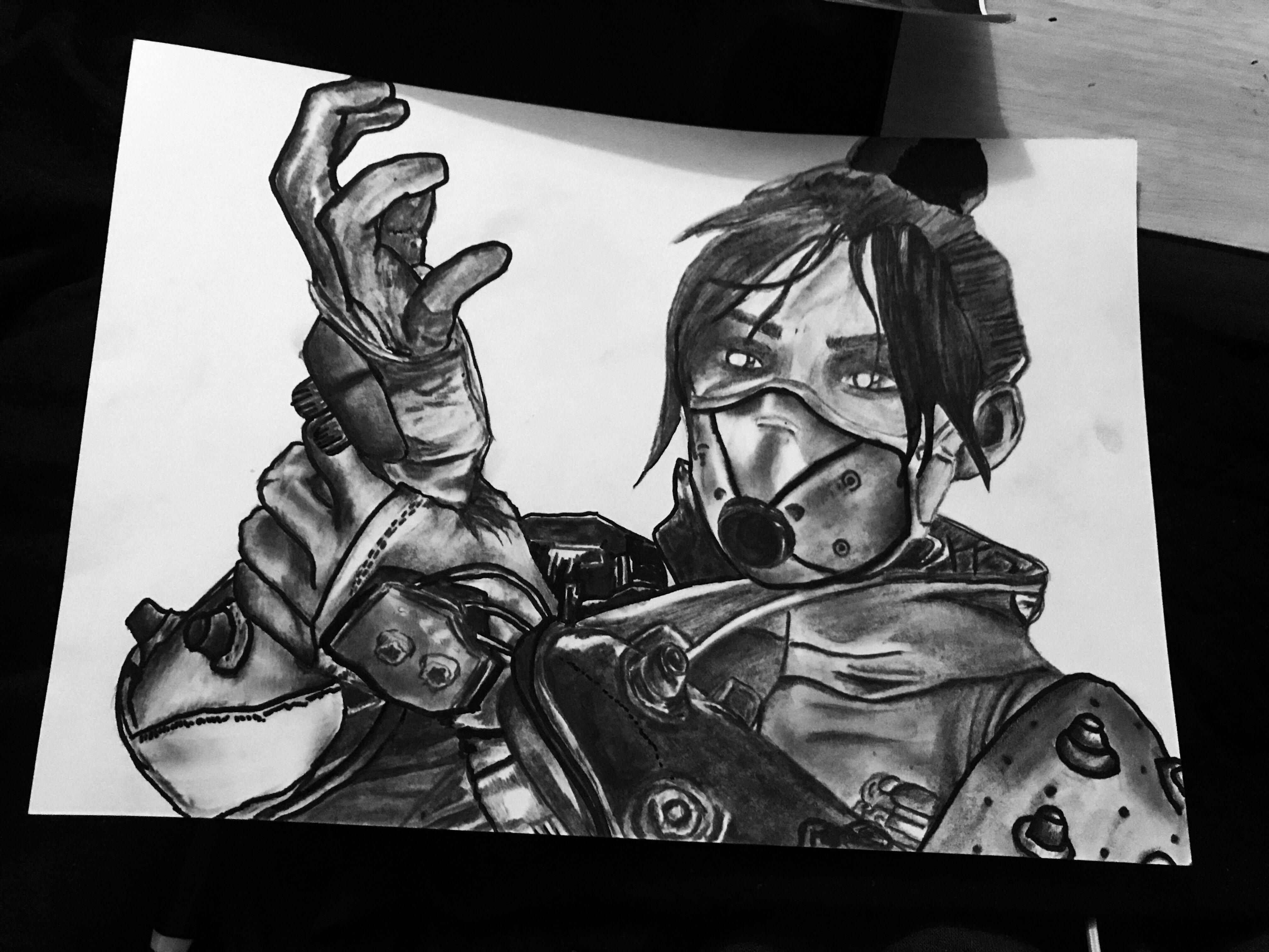 Wallpaper #5XevJpMB-pgBXx60UqIU291 Since Everyones Done It My Drawing of Wraith Not the Best but a
